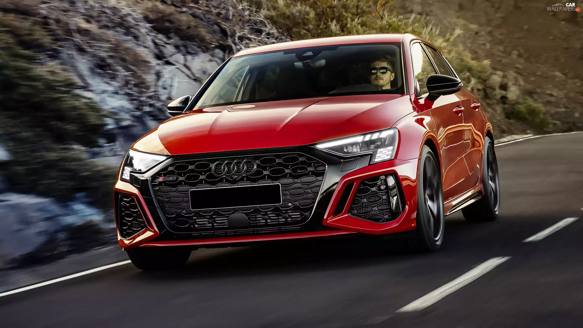 Audi RS3 Sportback, Red