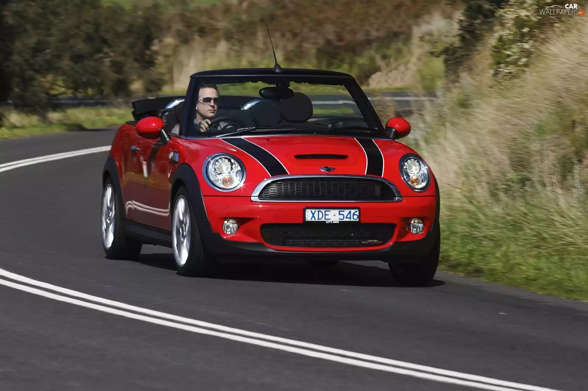 Red, Mini Cabrio
