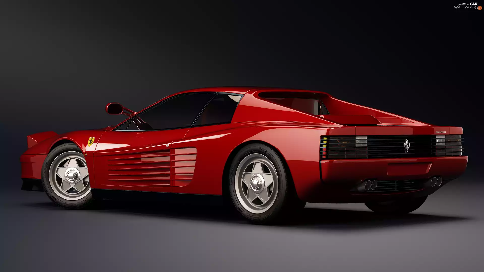 1986, Red, Ferrari Testarossa F110