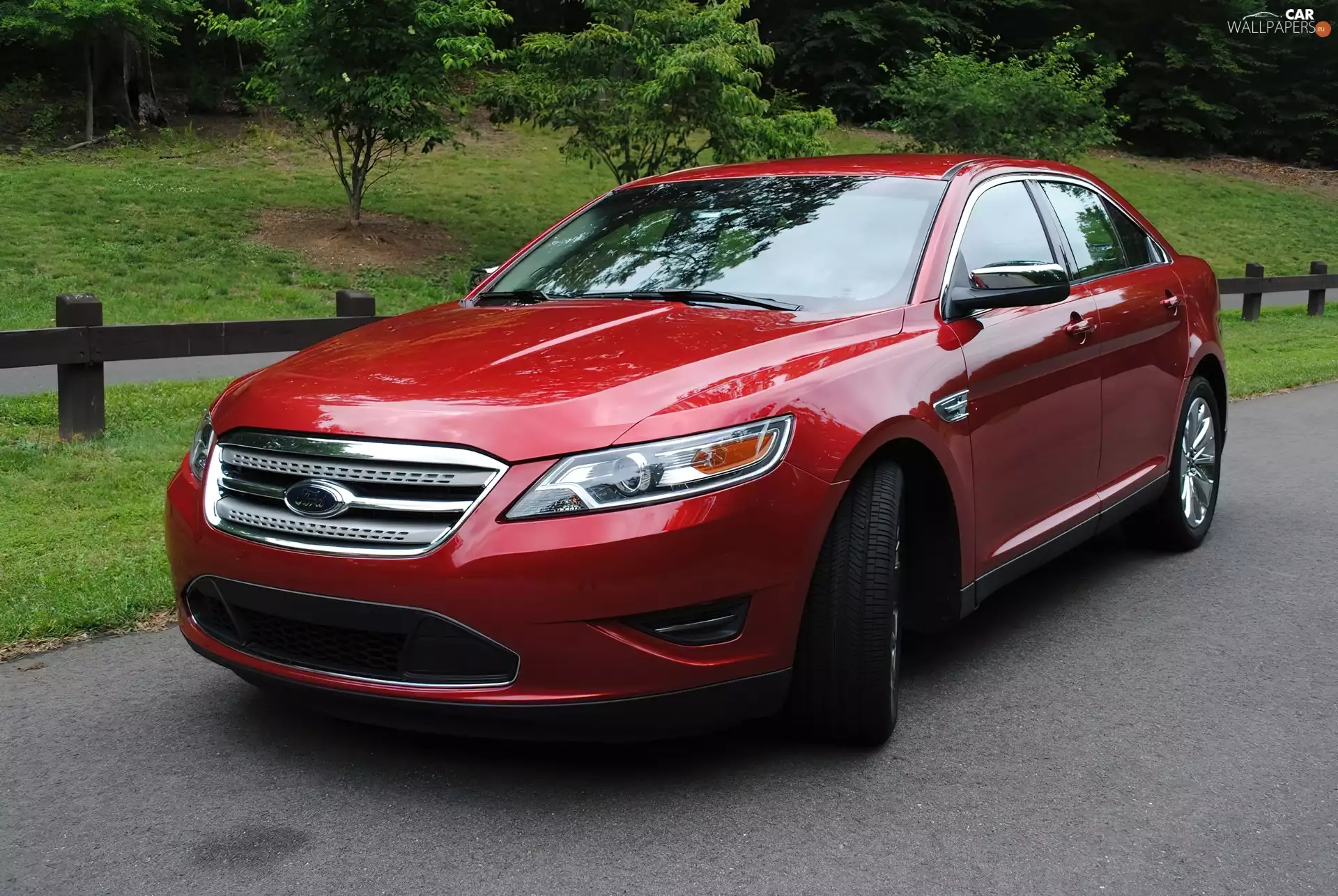 Ford Taurus, New, Red