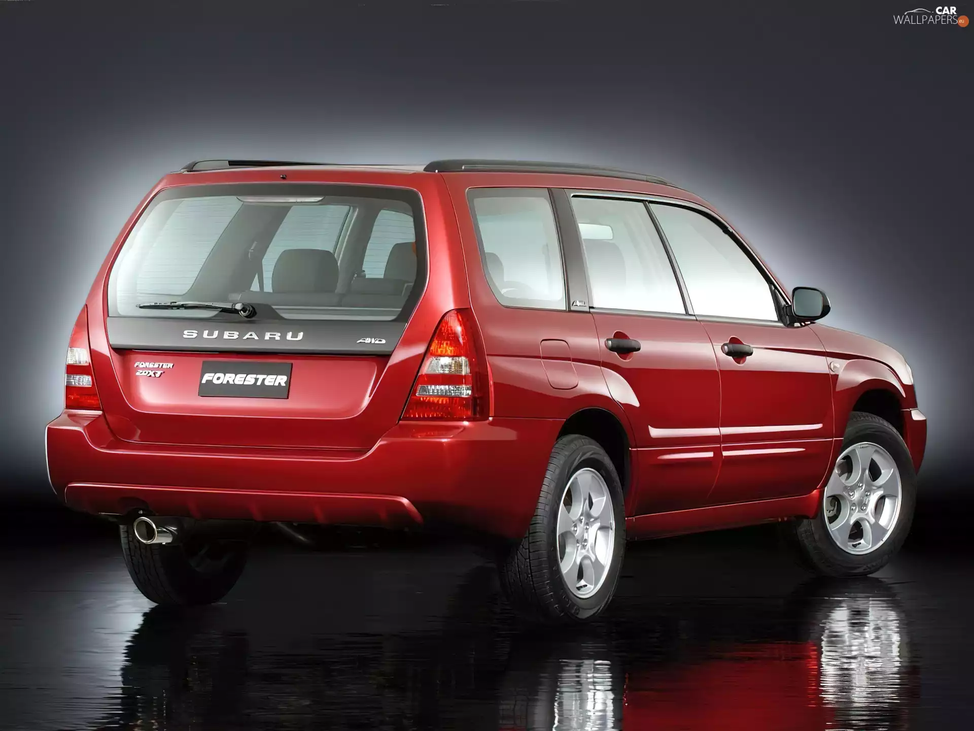 Red, Subaru Forester