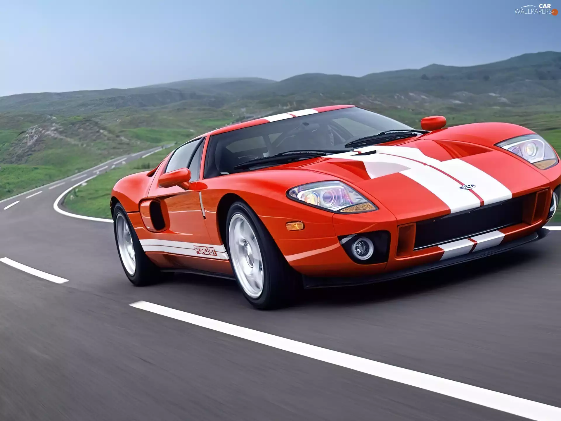 Red, Ford GT