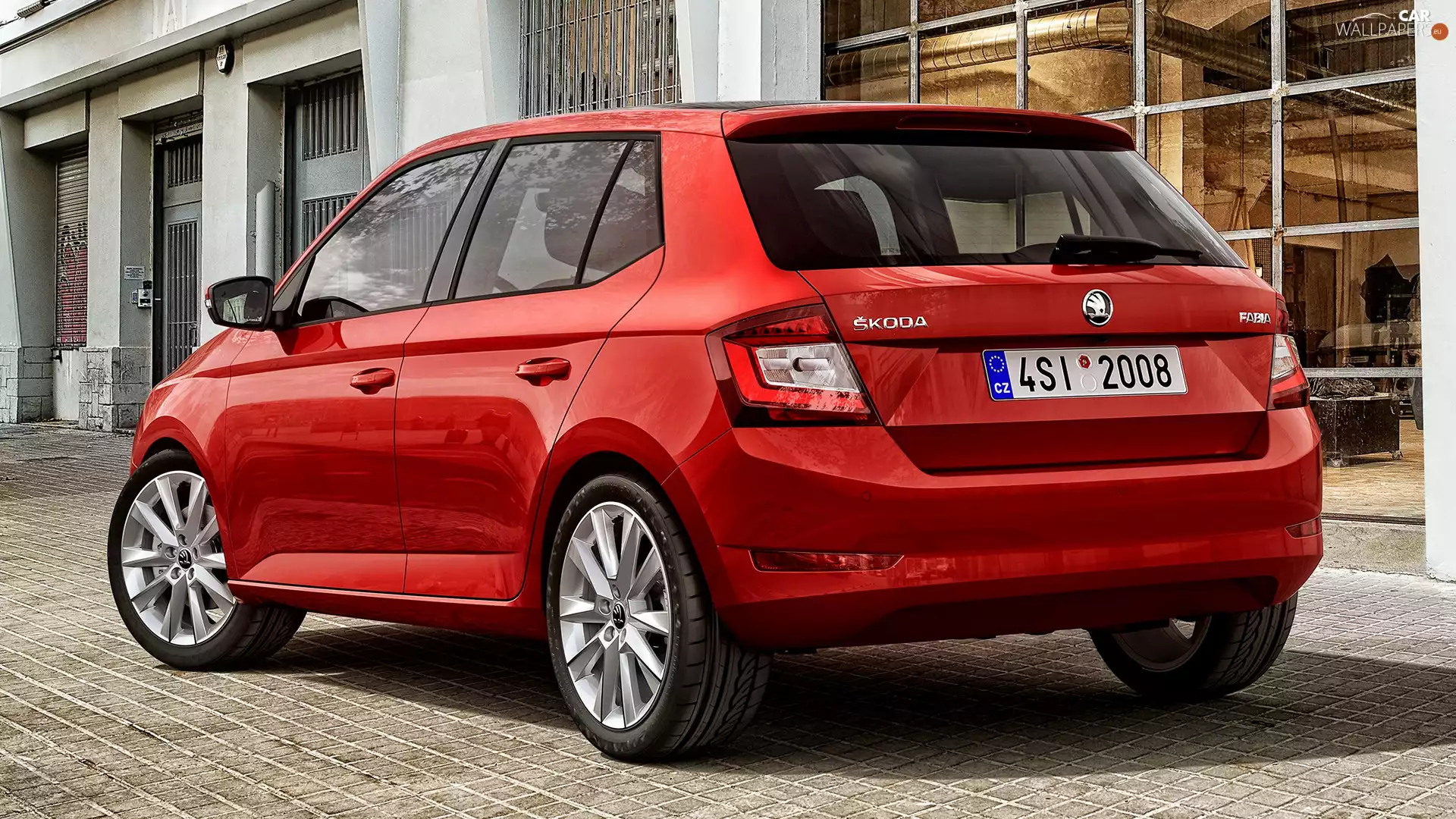 Back, red hot, Skoda Fabia