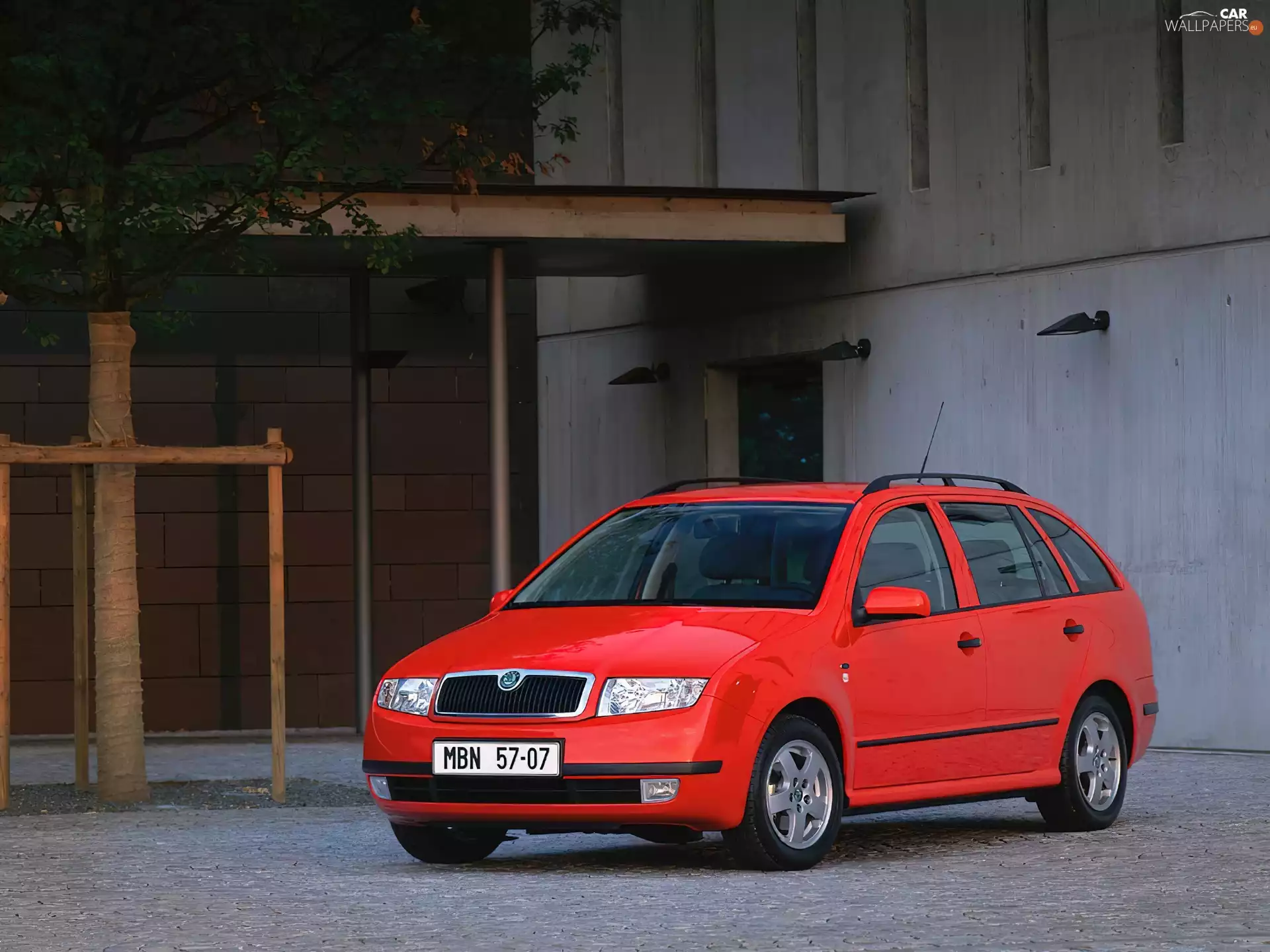 Combi, red hot, Skoda Fabia