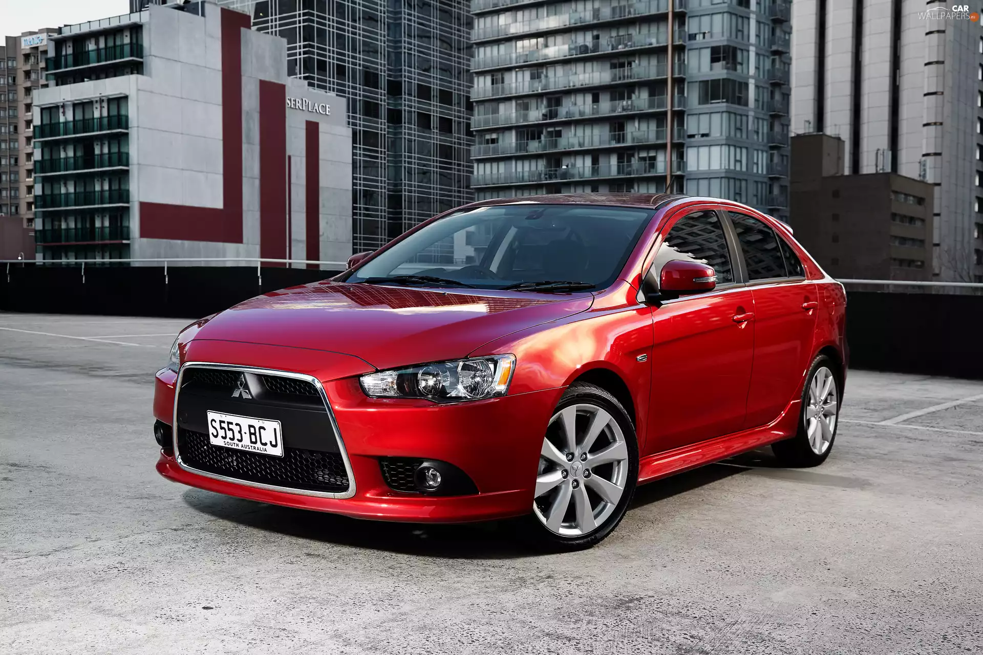 Red, Mitsubishi Lancer