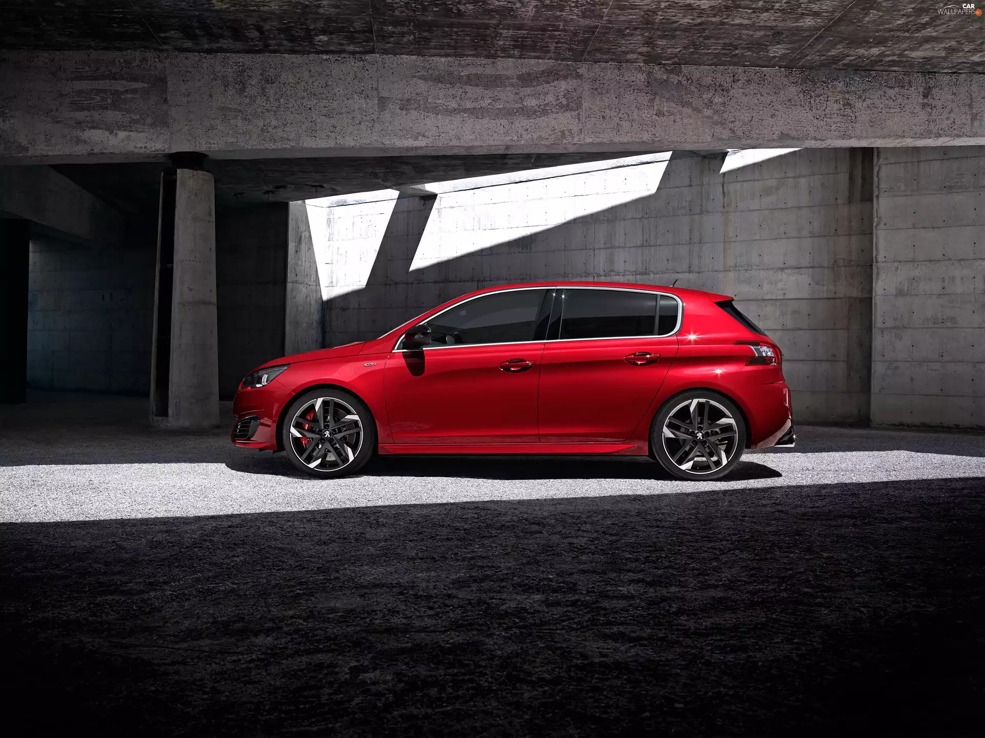 2015, Red, Peugeot 308 GTi
