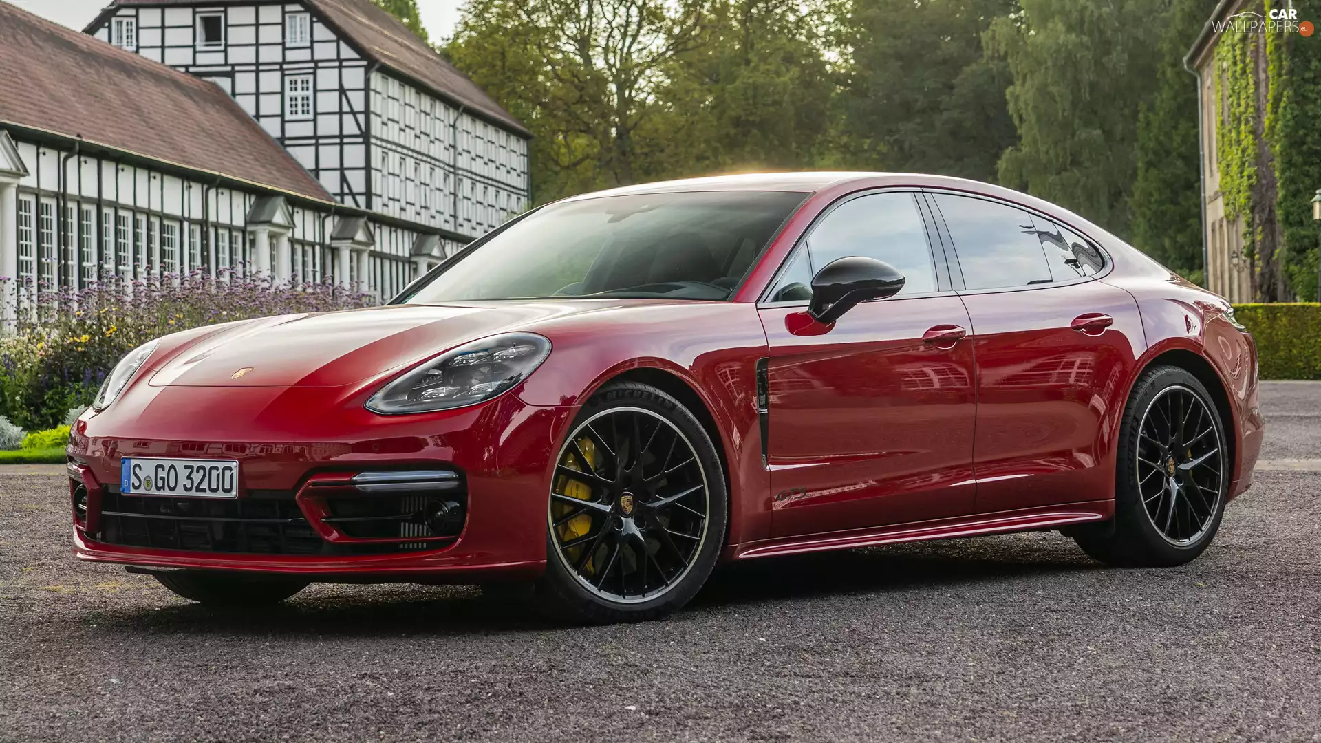2020, Red, Porsche Panamera GTS