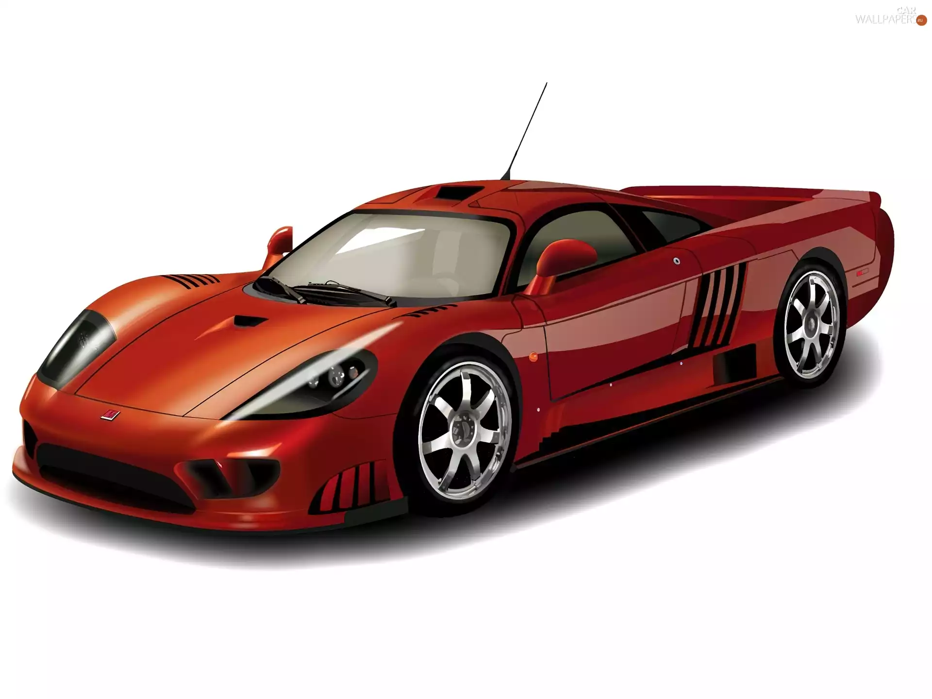 Red, Saleen S7