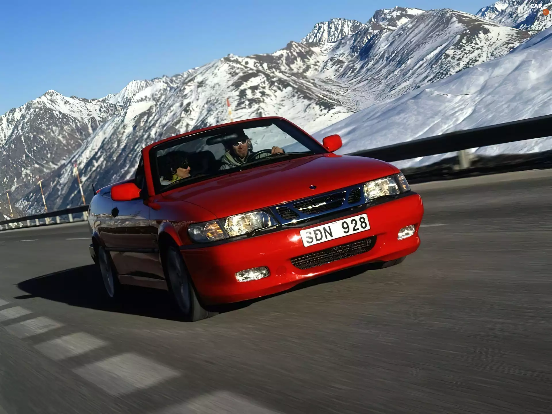 Cabrio, Red, Saab 9-3