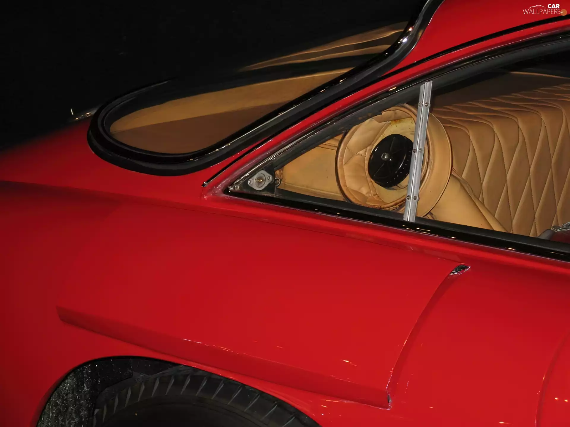 Red, Ferrari, sitting