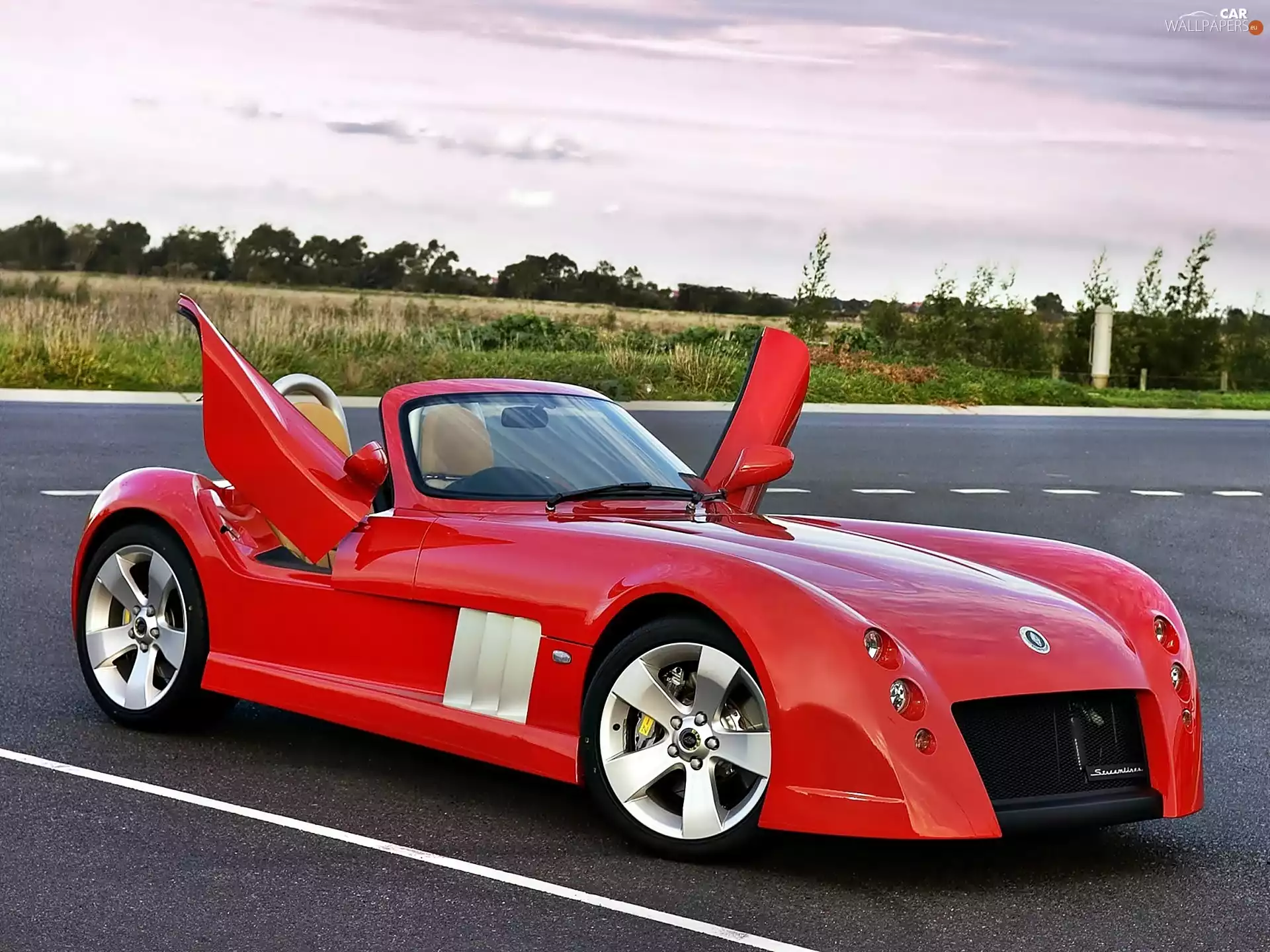 Red, dolphin, Streamliner