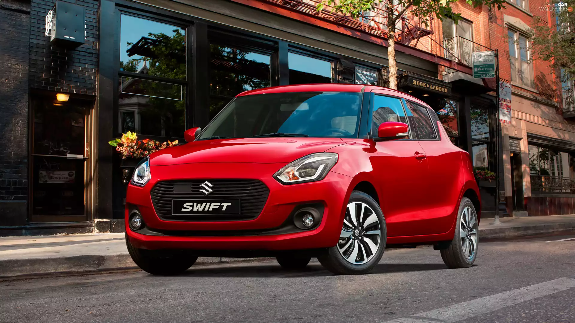 Red, Suzuki Swift