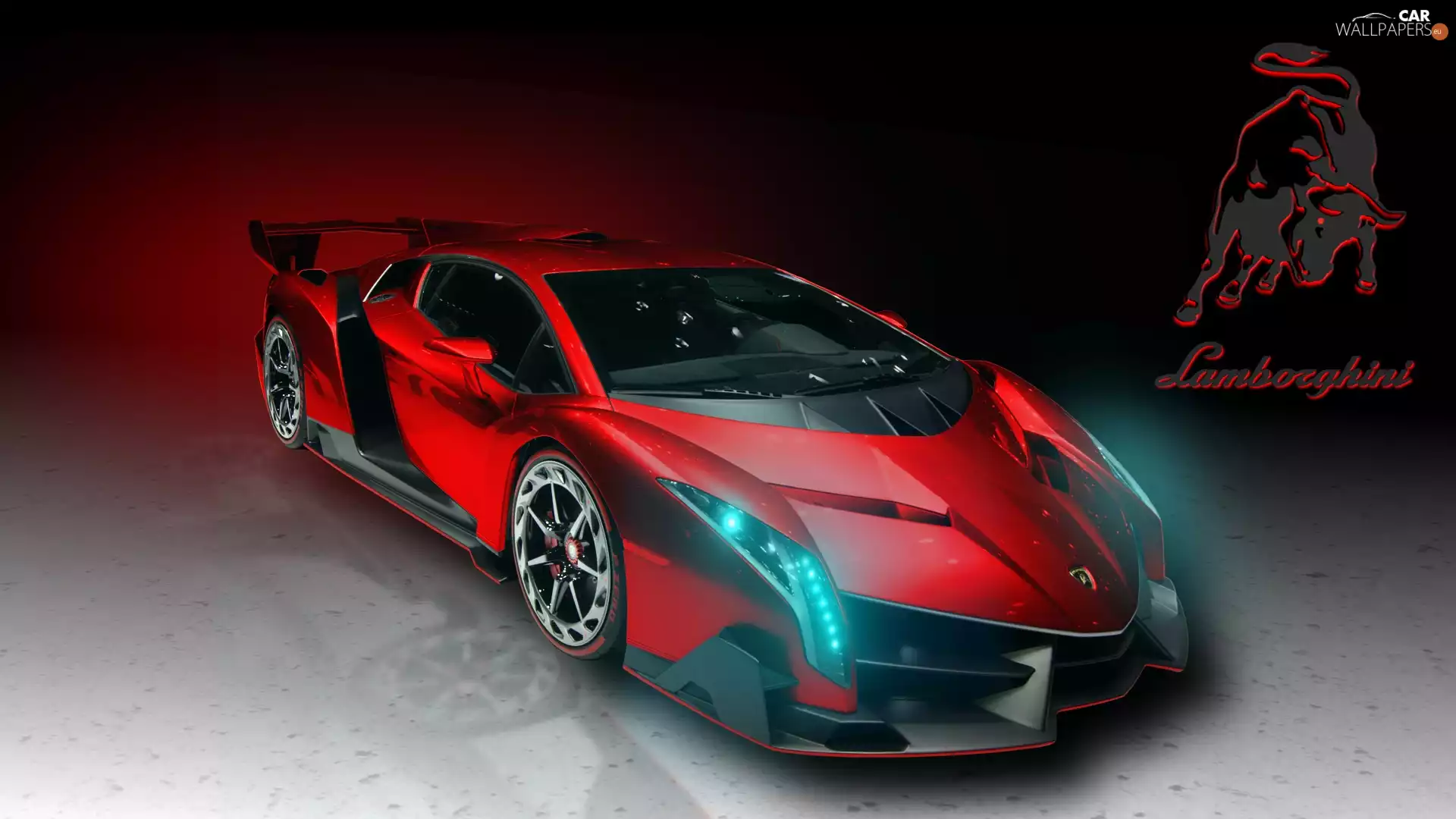 Red, Lamborghini Veneno