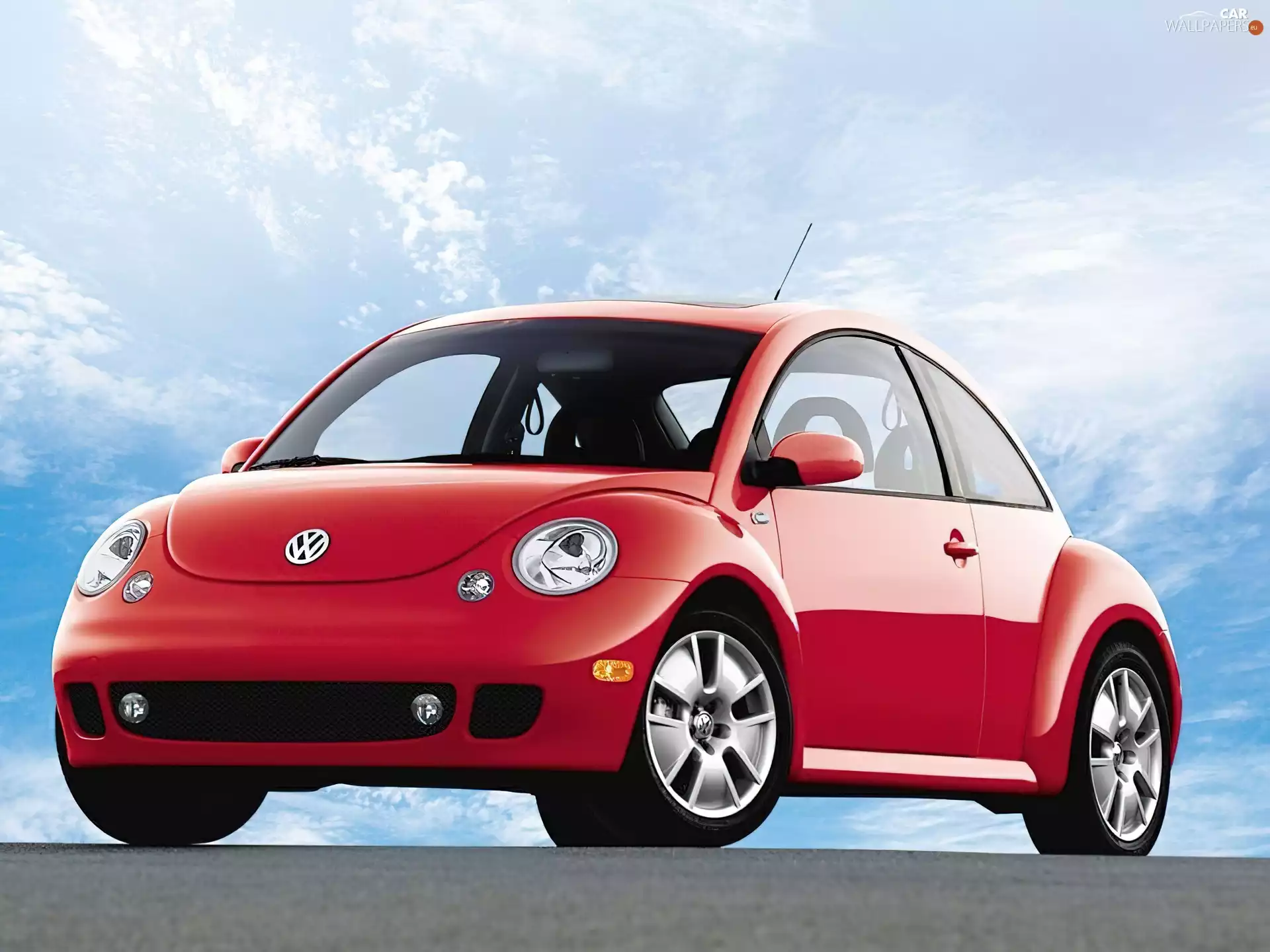 Volkswagen New Beetle, Red