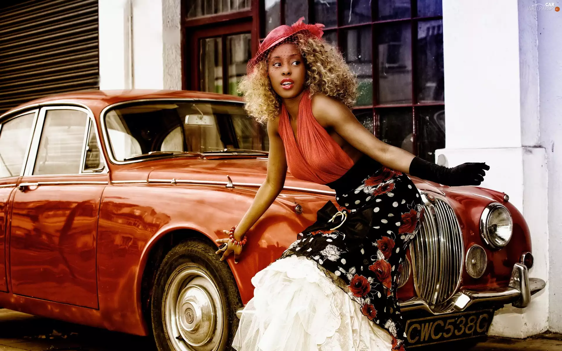 The dark-skinned, Red, Automobile, Women