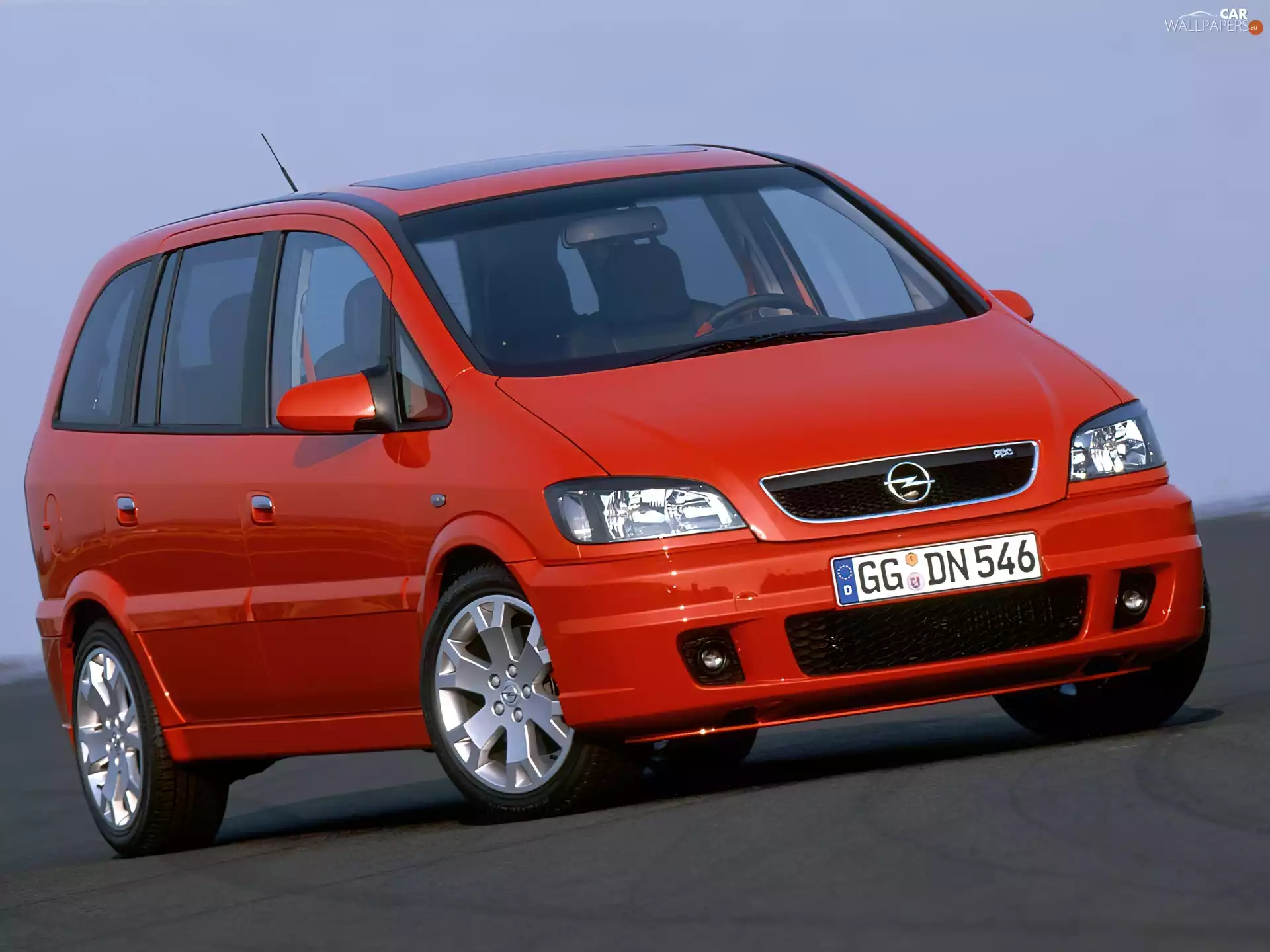 Red, Opel Zafira
