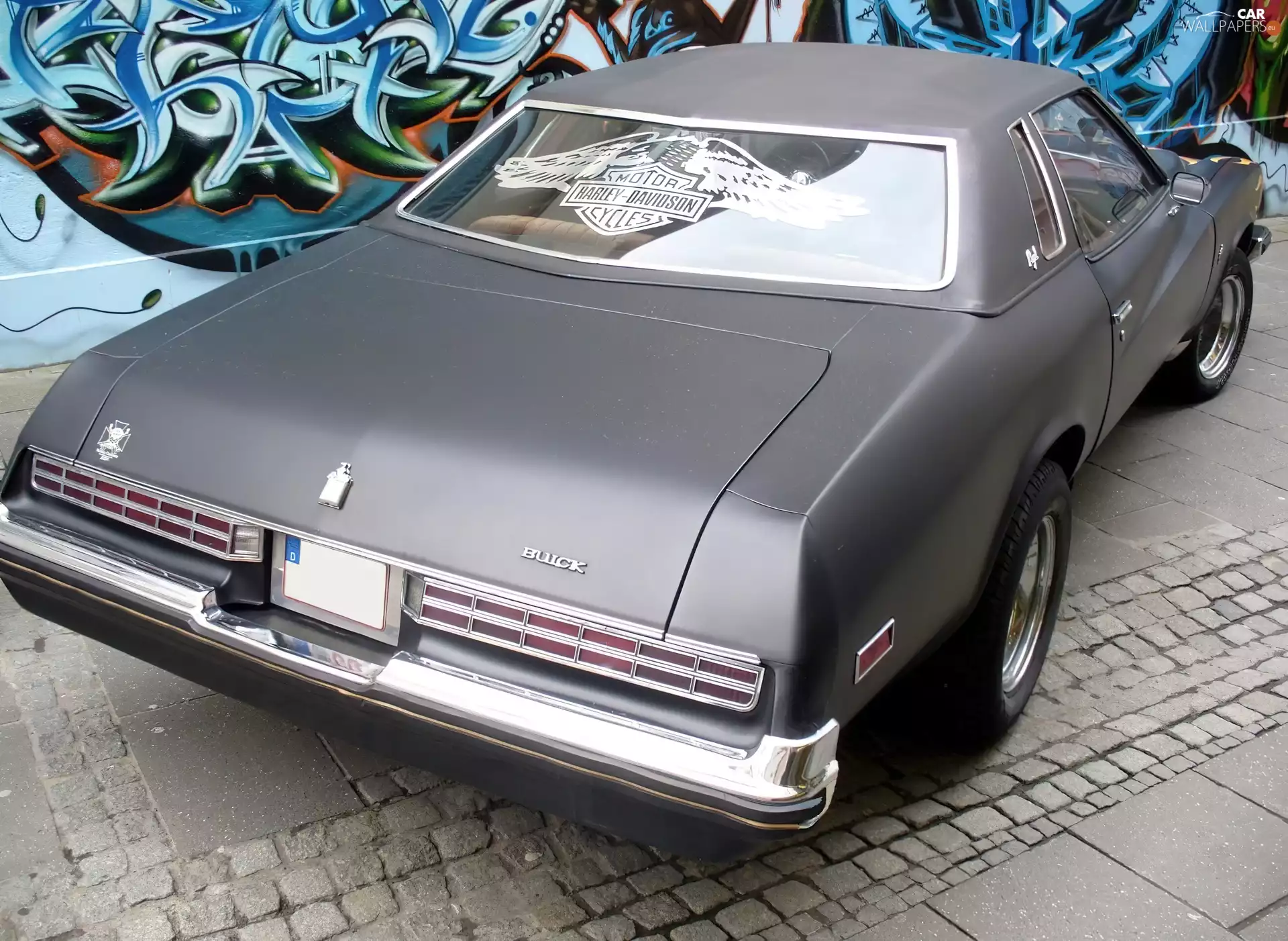 Graffiti, Back, Buick Regal