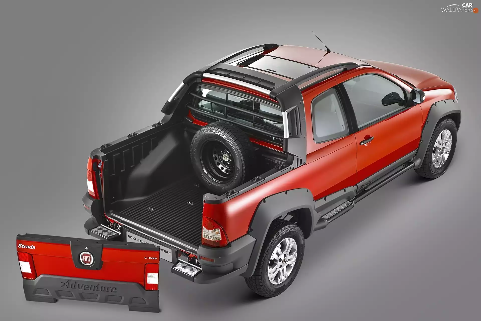 flap, Fiat Strada, removable