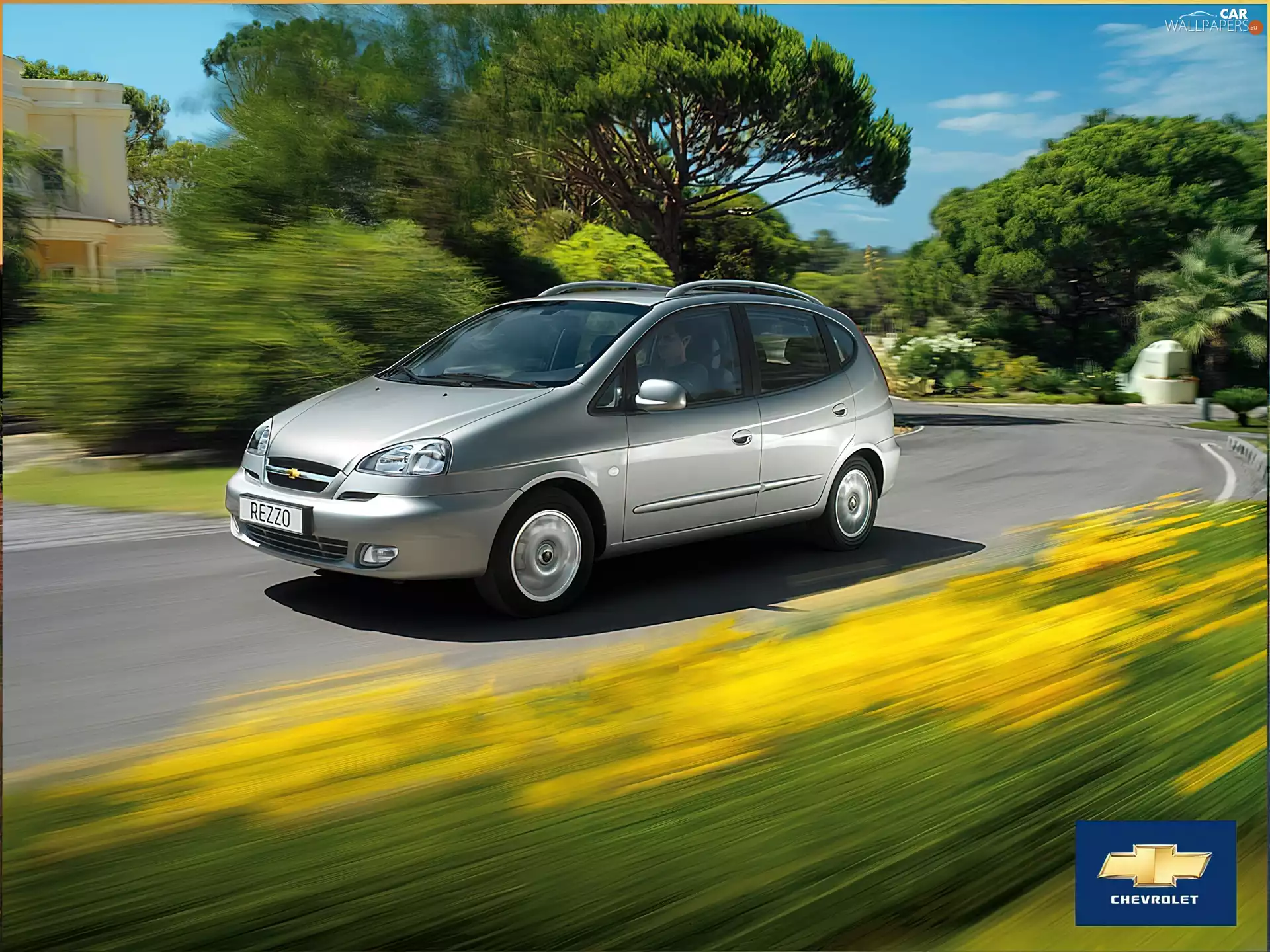 Way, silver, Chevrolet Rezzo