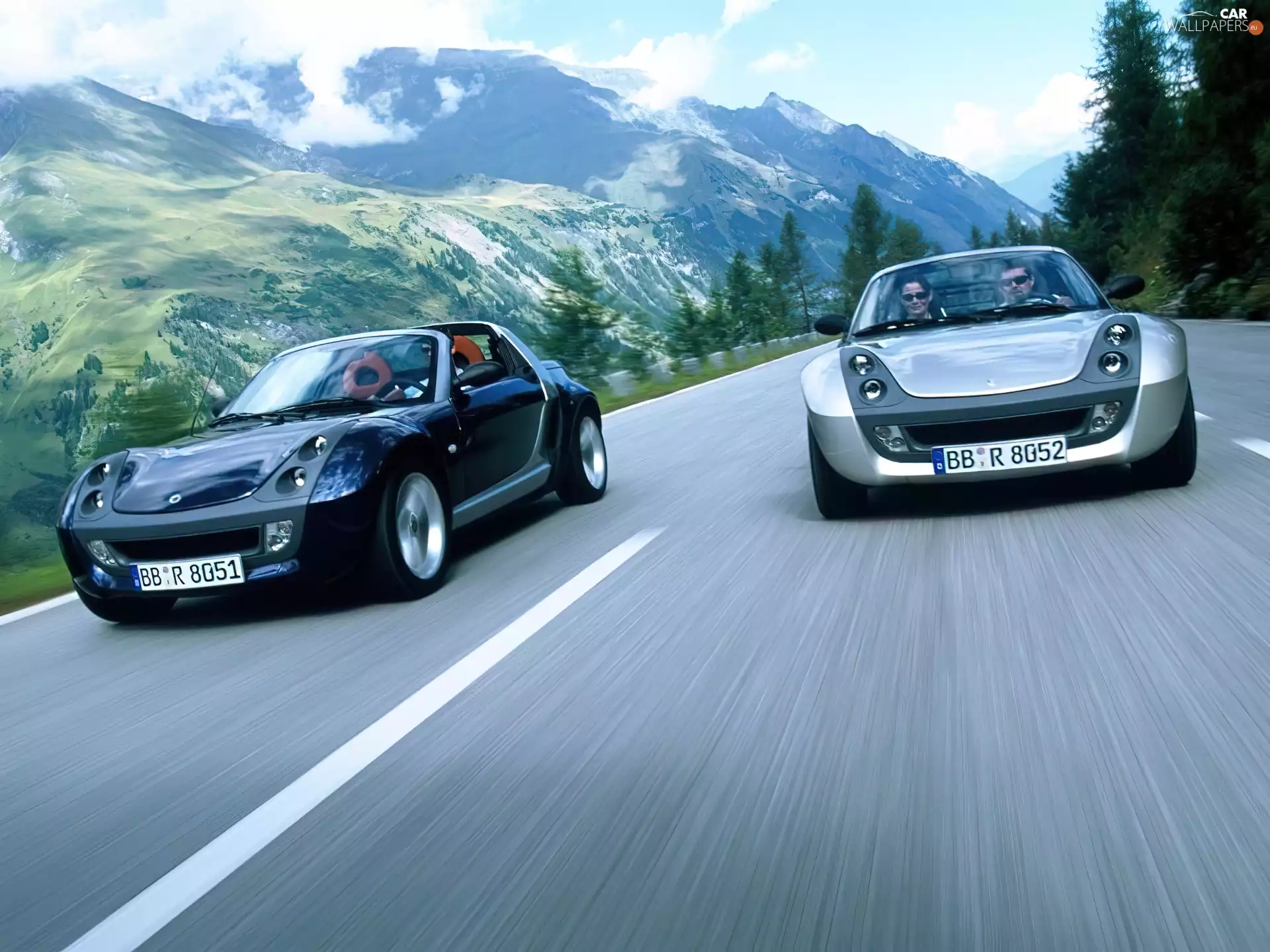 Smart Roadster, Black and silver