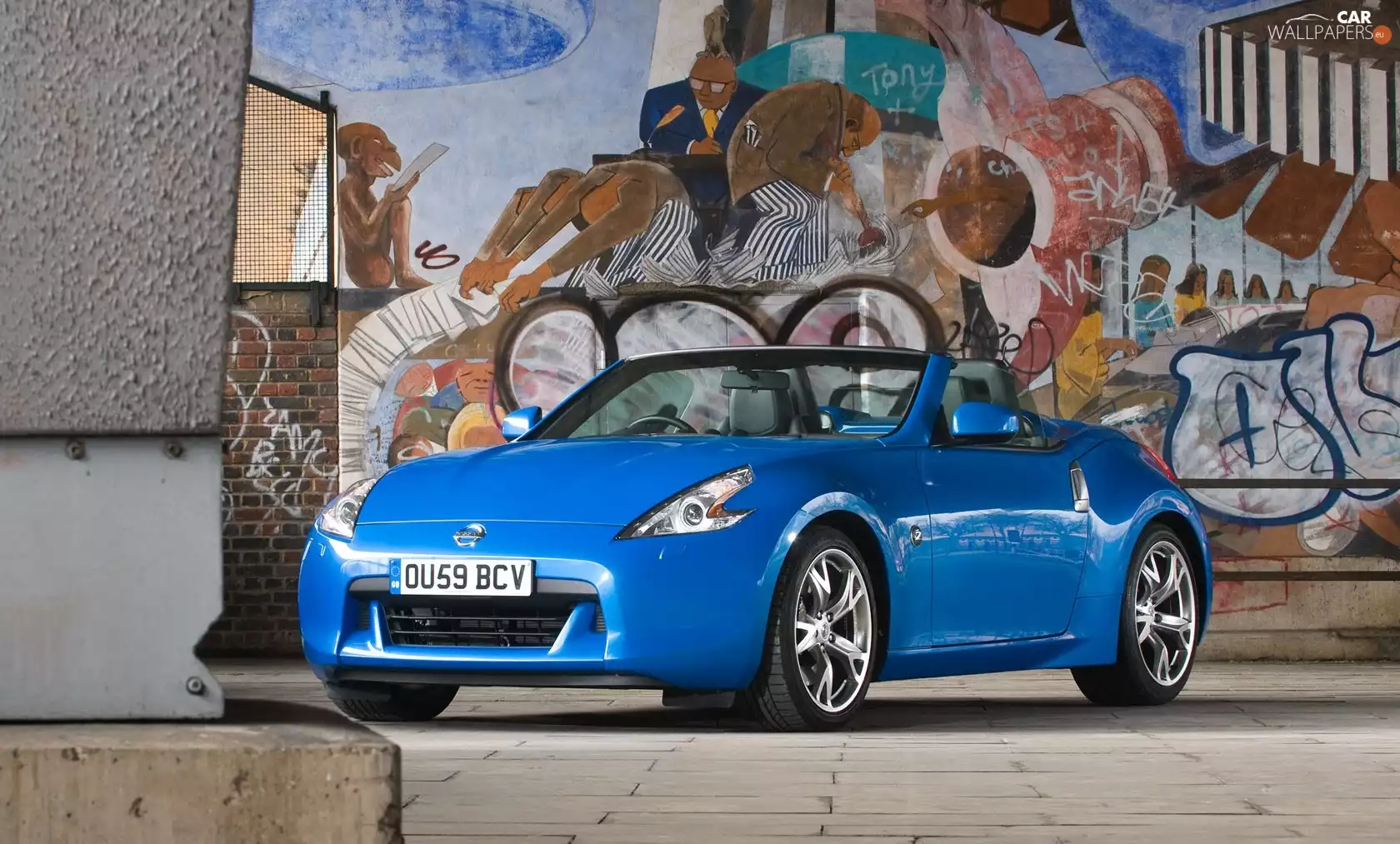 blue, Nissan 370Z Roadster