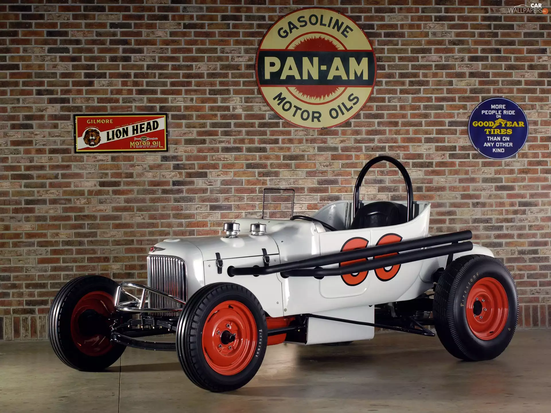 antique, Pinky Track Roadster, 1948, GMC