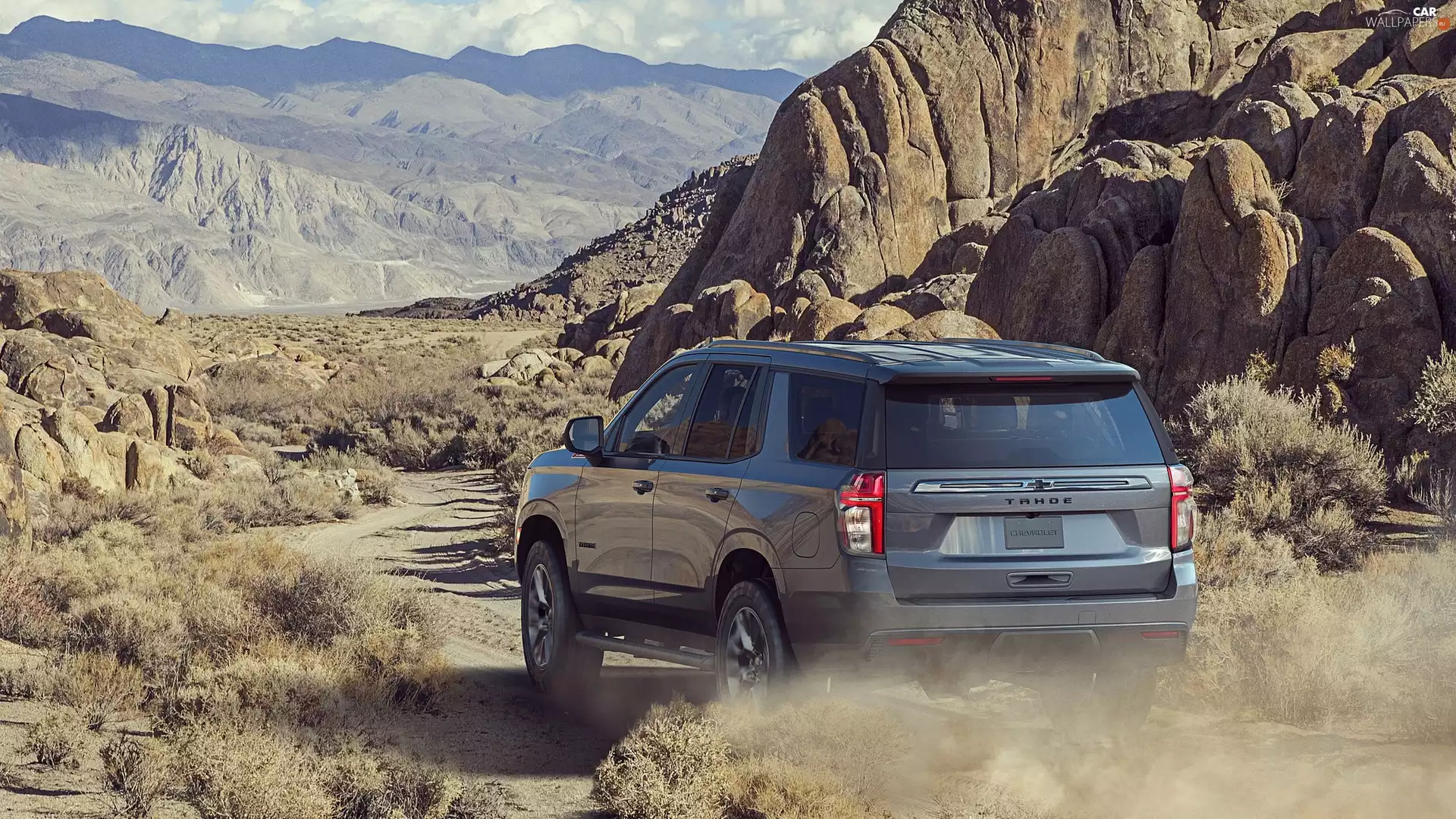 Way, Chevrolet Tahoe, rocks