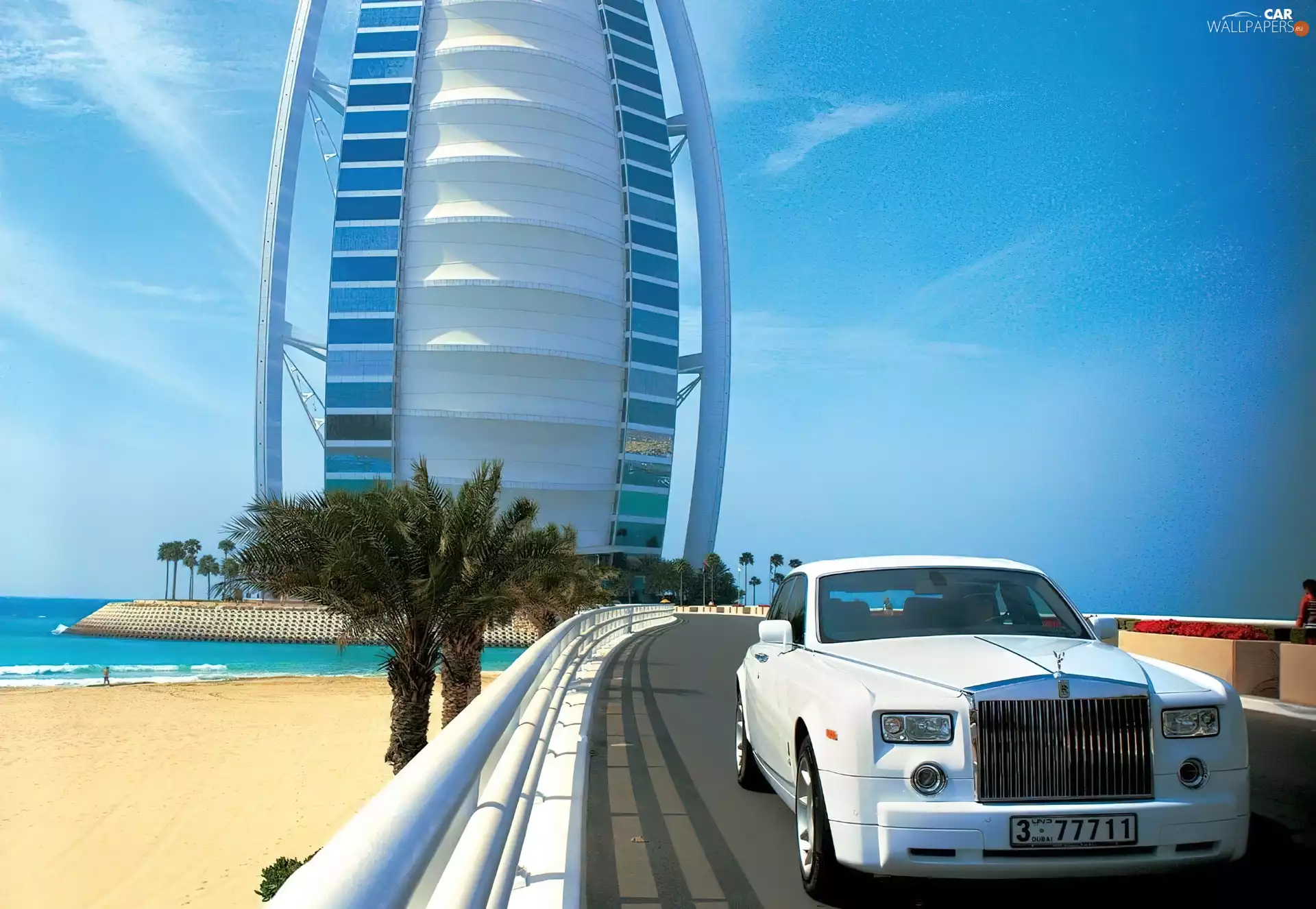 Burj Al Arab, Rolls-Royce Phantom, Dubaj