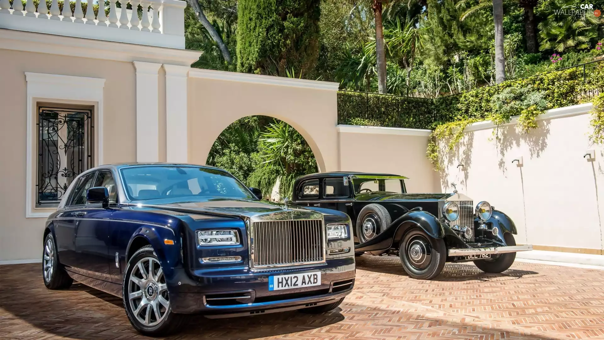 Rolls-Royce Phantom Series II, antique, Rolls-Royce, villa