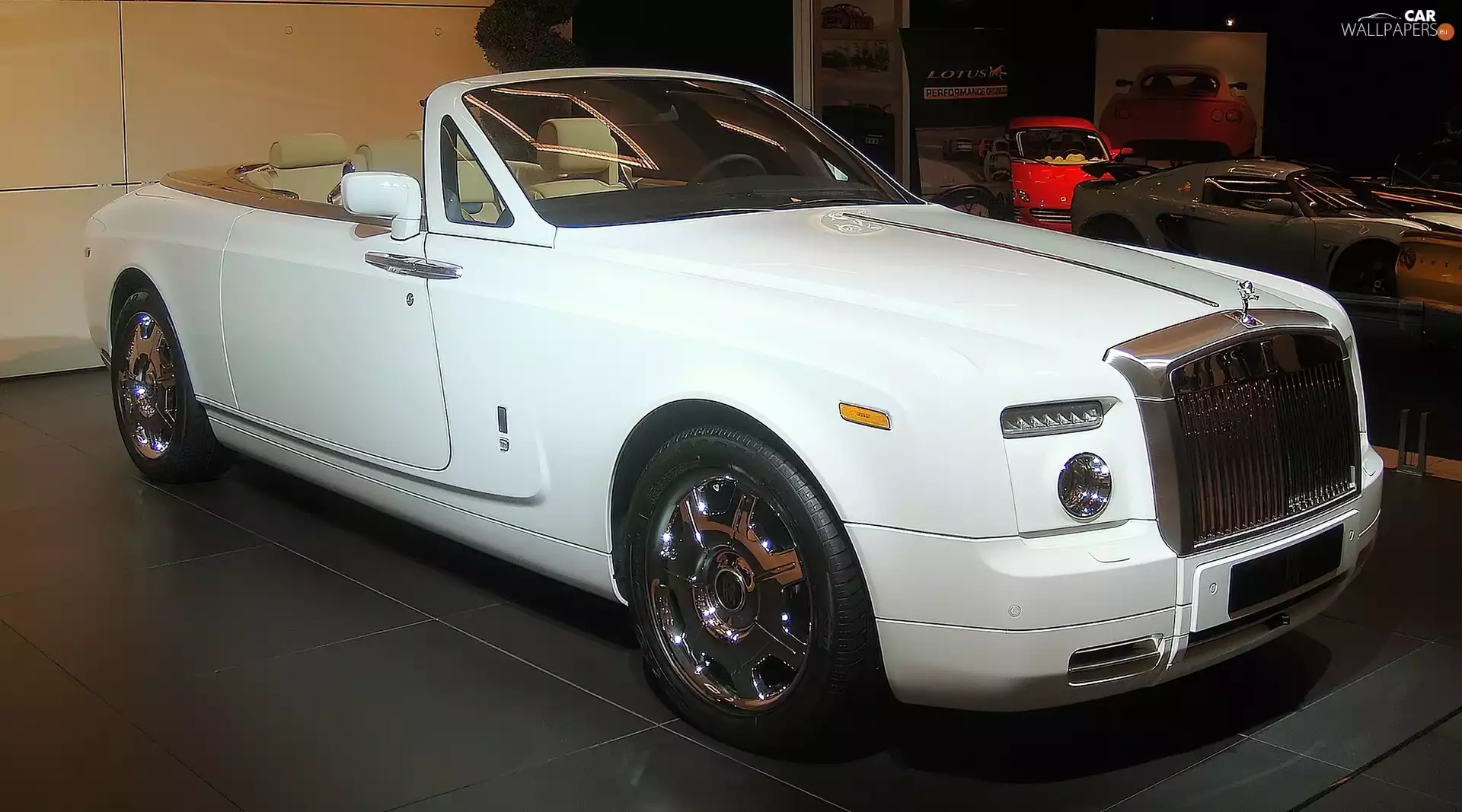 White, Rolls-Royce Phantom Drophead