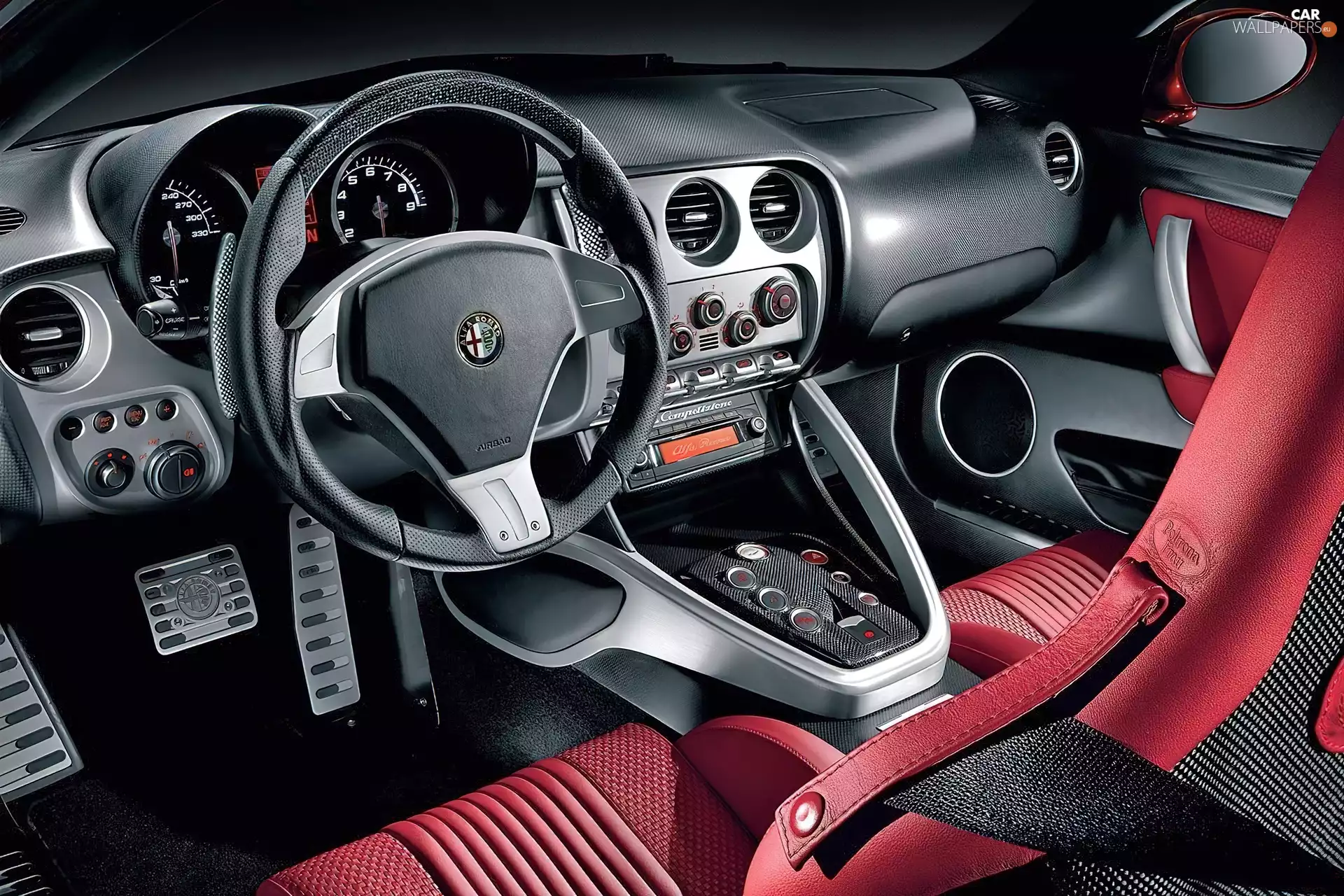 Alfa Romeo 8C Competizione, interior