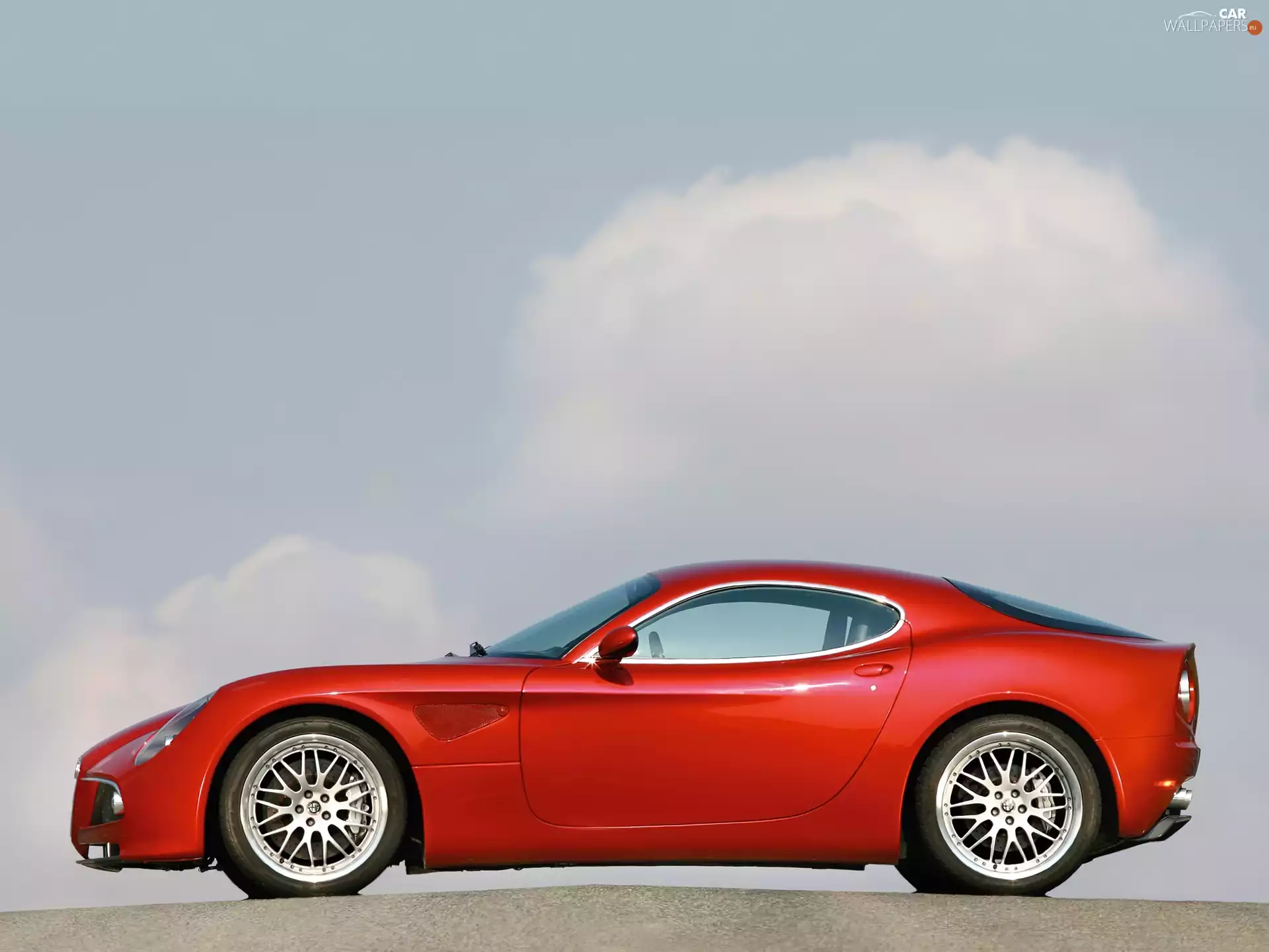 Alfa Romeo 8C, Left Profile