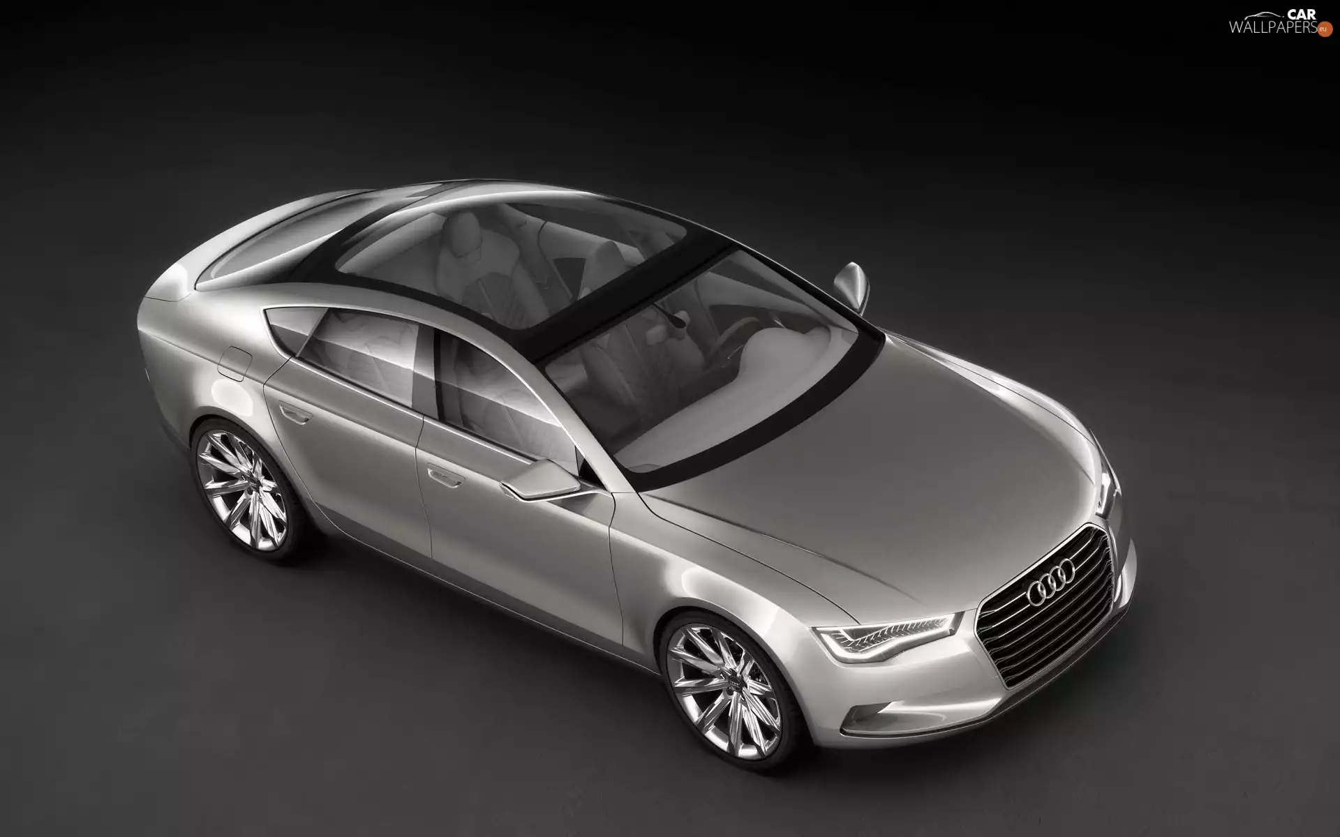 the roof, Audi A7, panoramic