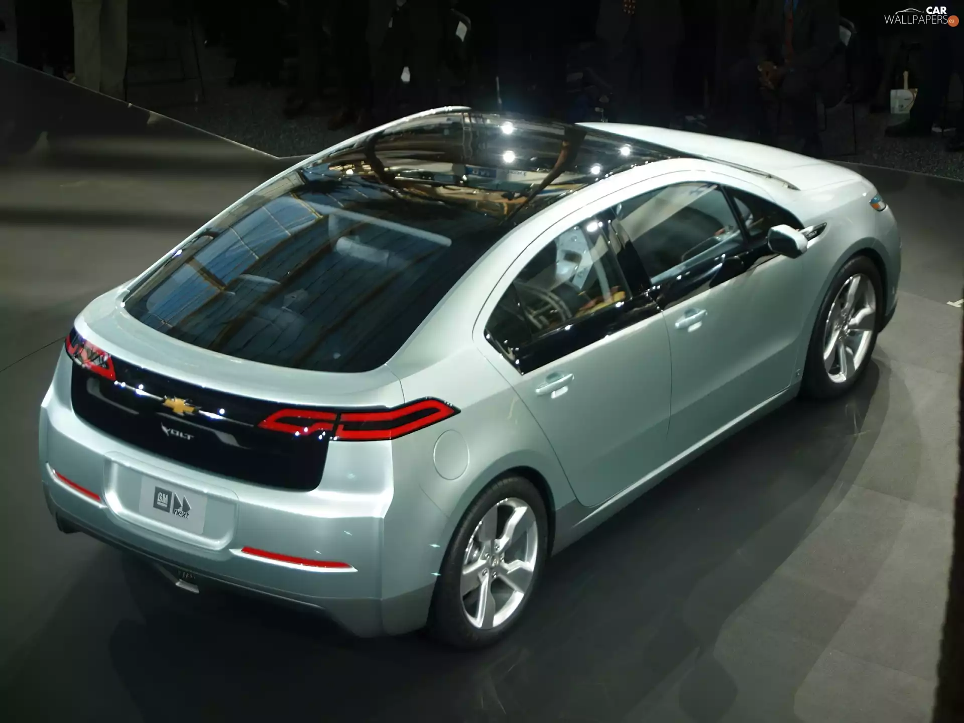 the roof, Chevrolet Volt, panoramic
