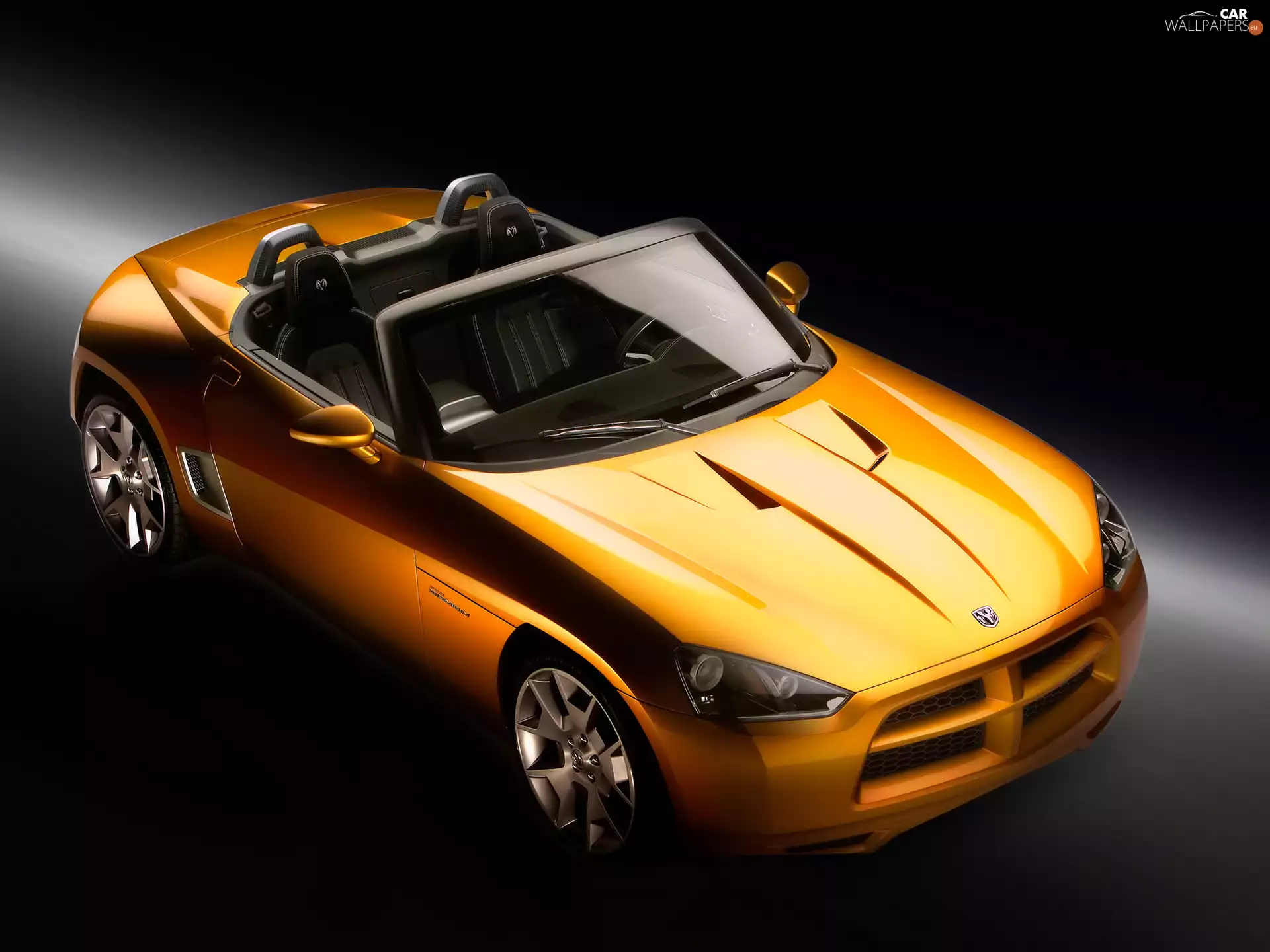 Yellow, open, the roof, Dodge Demon