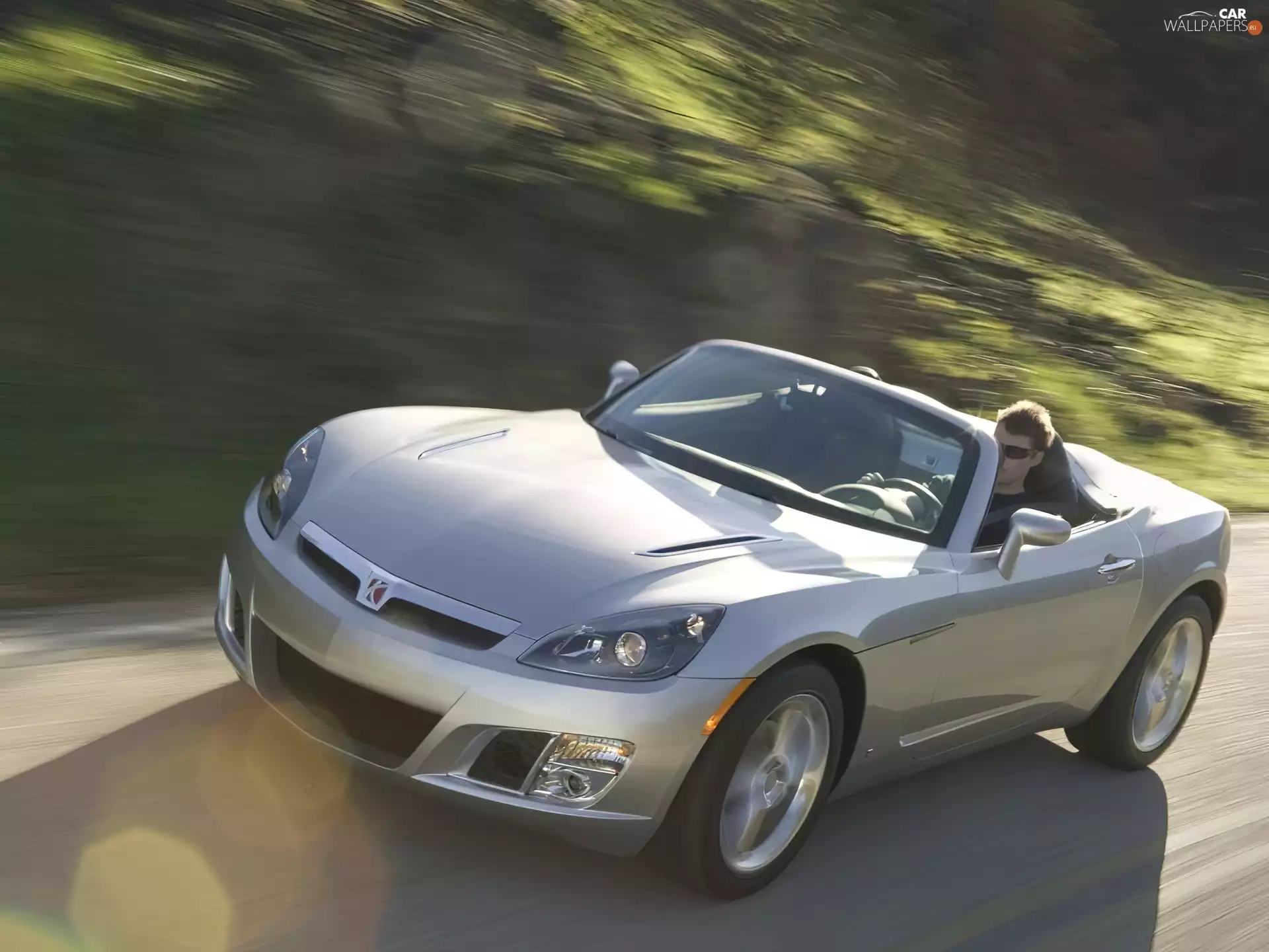 the roof, Saturn Sky, open