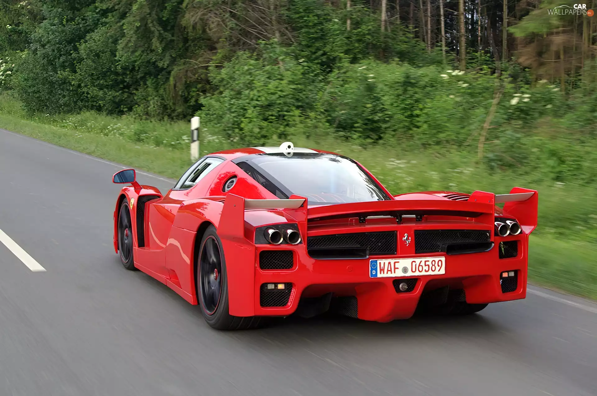 Germany, Ferrari FXX, route