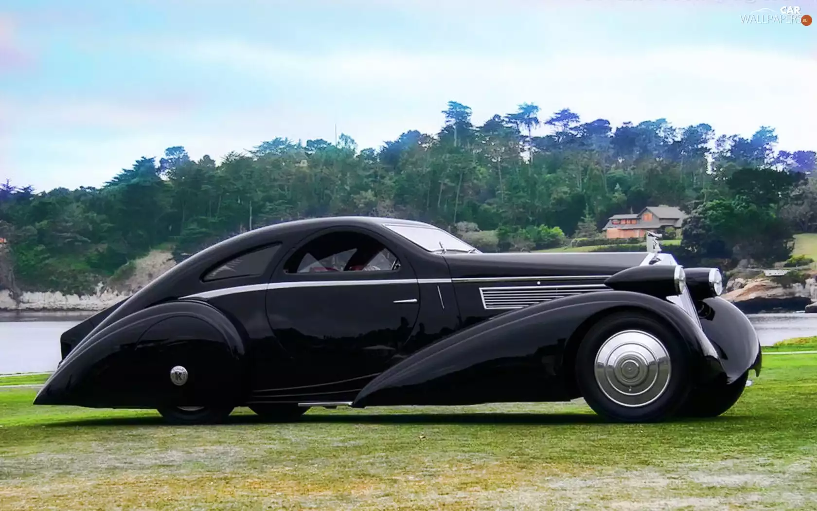 1925, Black, Rolls Royce, Phantom, antique