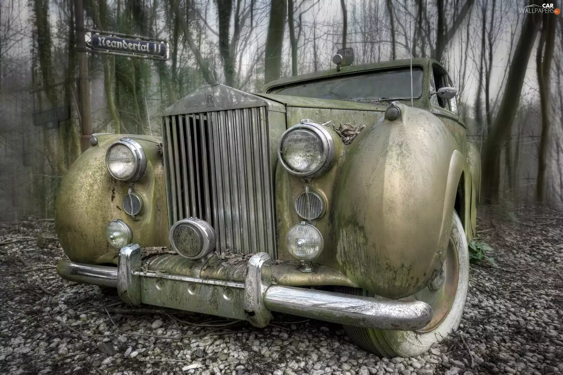 damaged, Automobile, Rolls-Royce, Old car