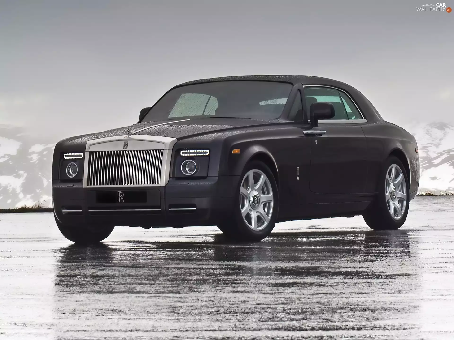 Rain, wet, Rolls-Royce Phantom Coupe