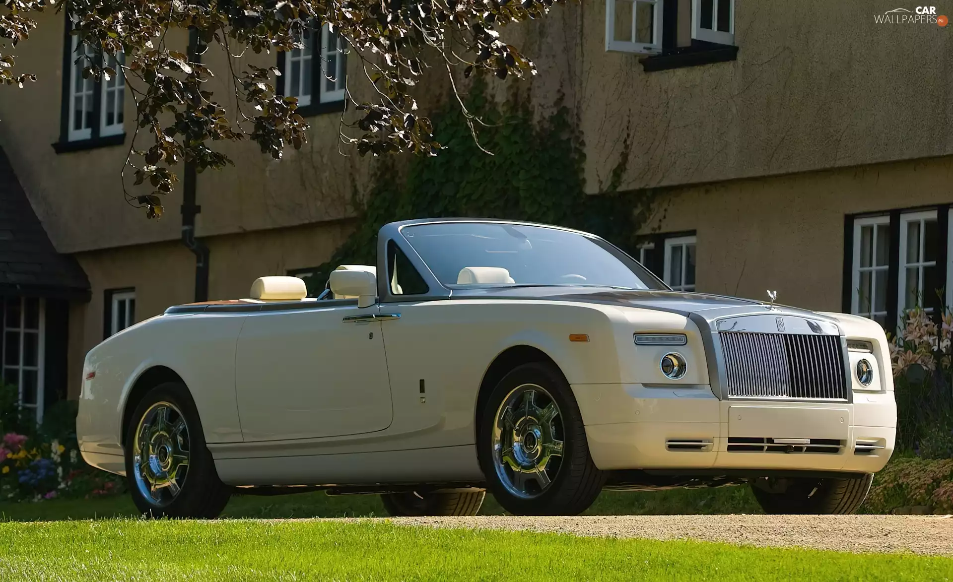 Cabrio, White, Rolls-Royce Phantom Drophead