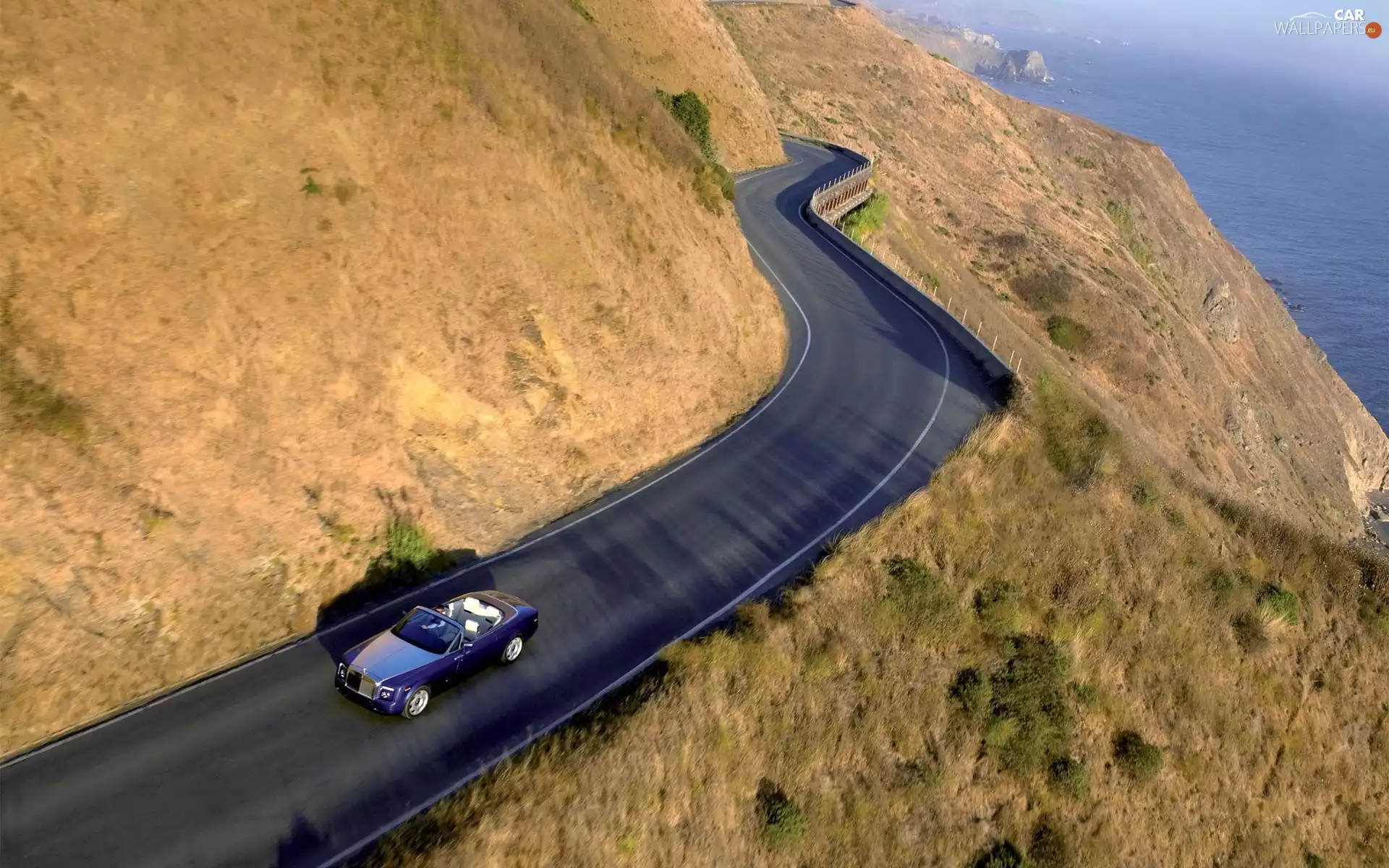 Mountains, Way, Rolls Royce