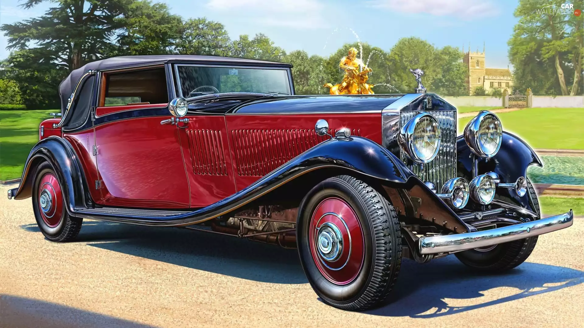 1934, antique, Rolls-Royce Phantom II Continental