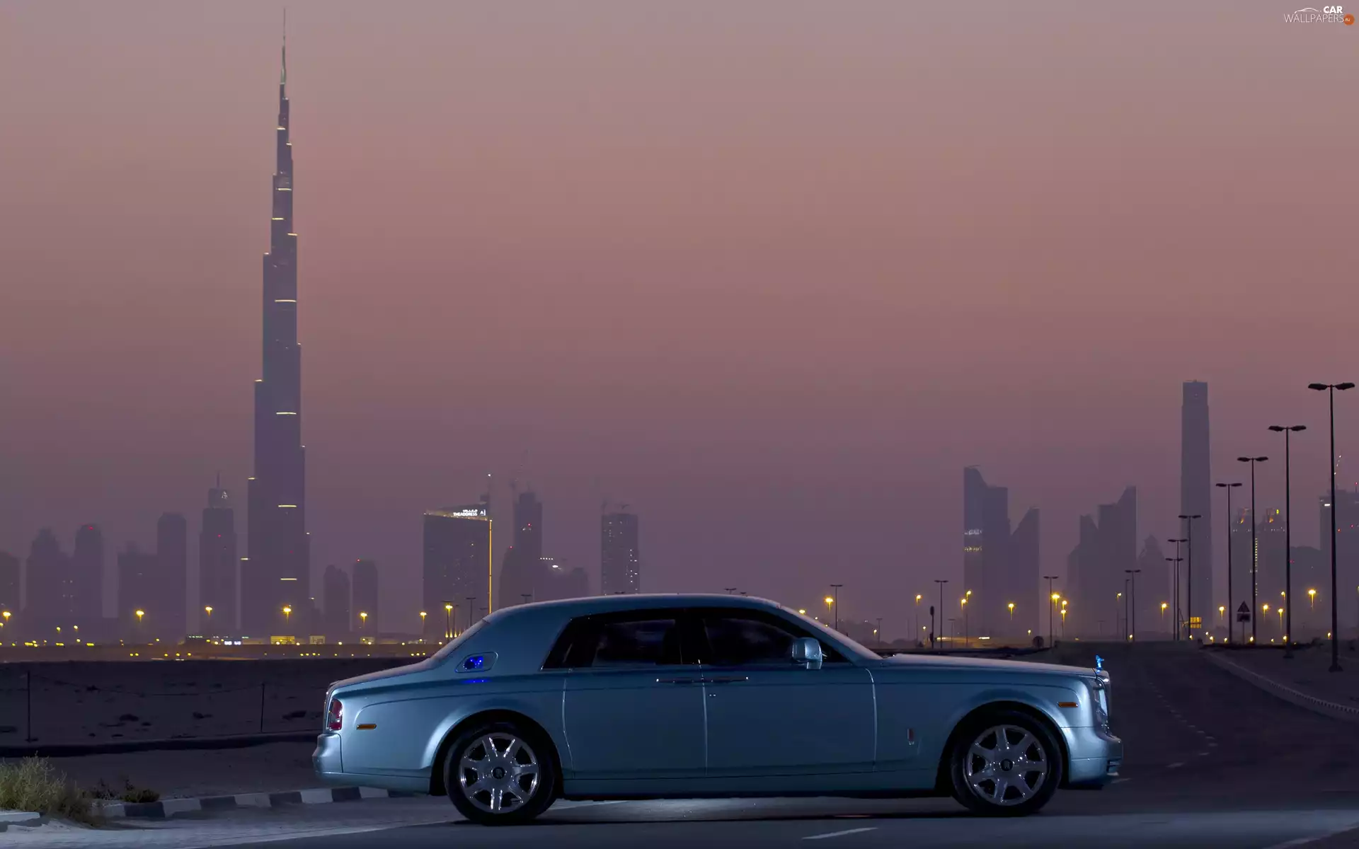 Rolls Royce, Town, Street, Phantom