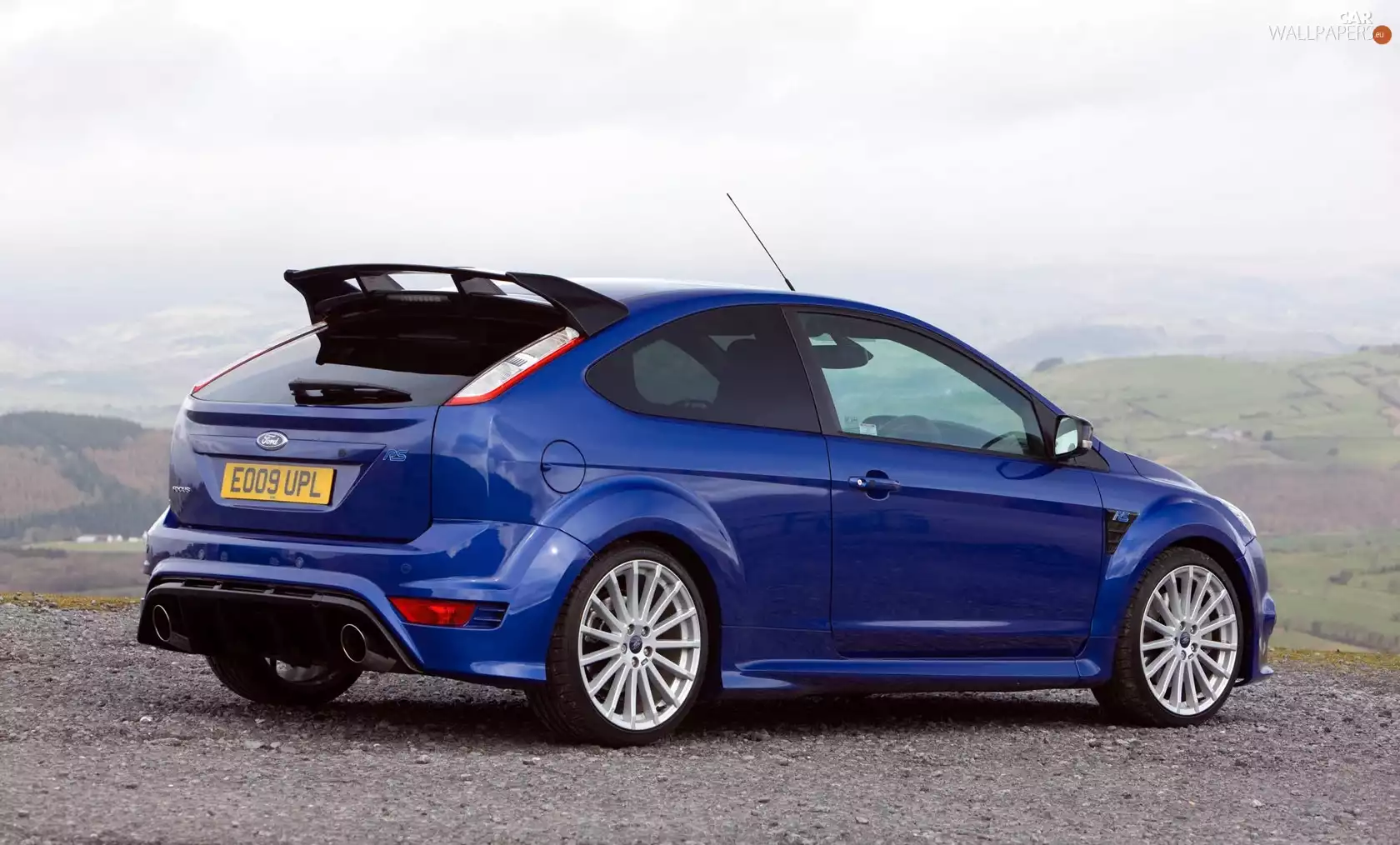 blue, Ford Focus RS