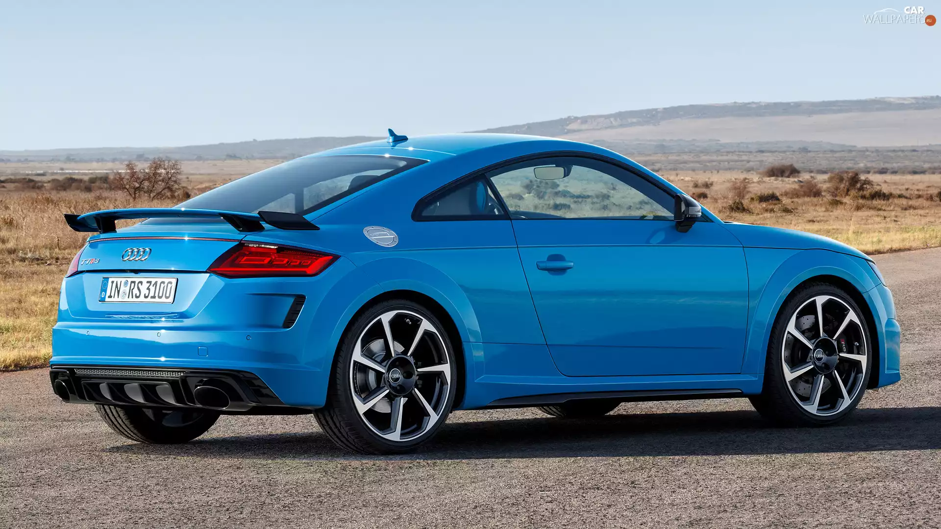 side, Audi TT RS Coupé, Blue