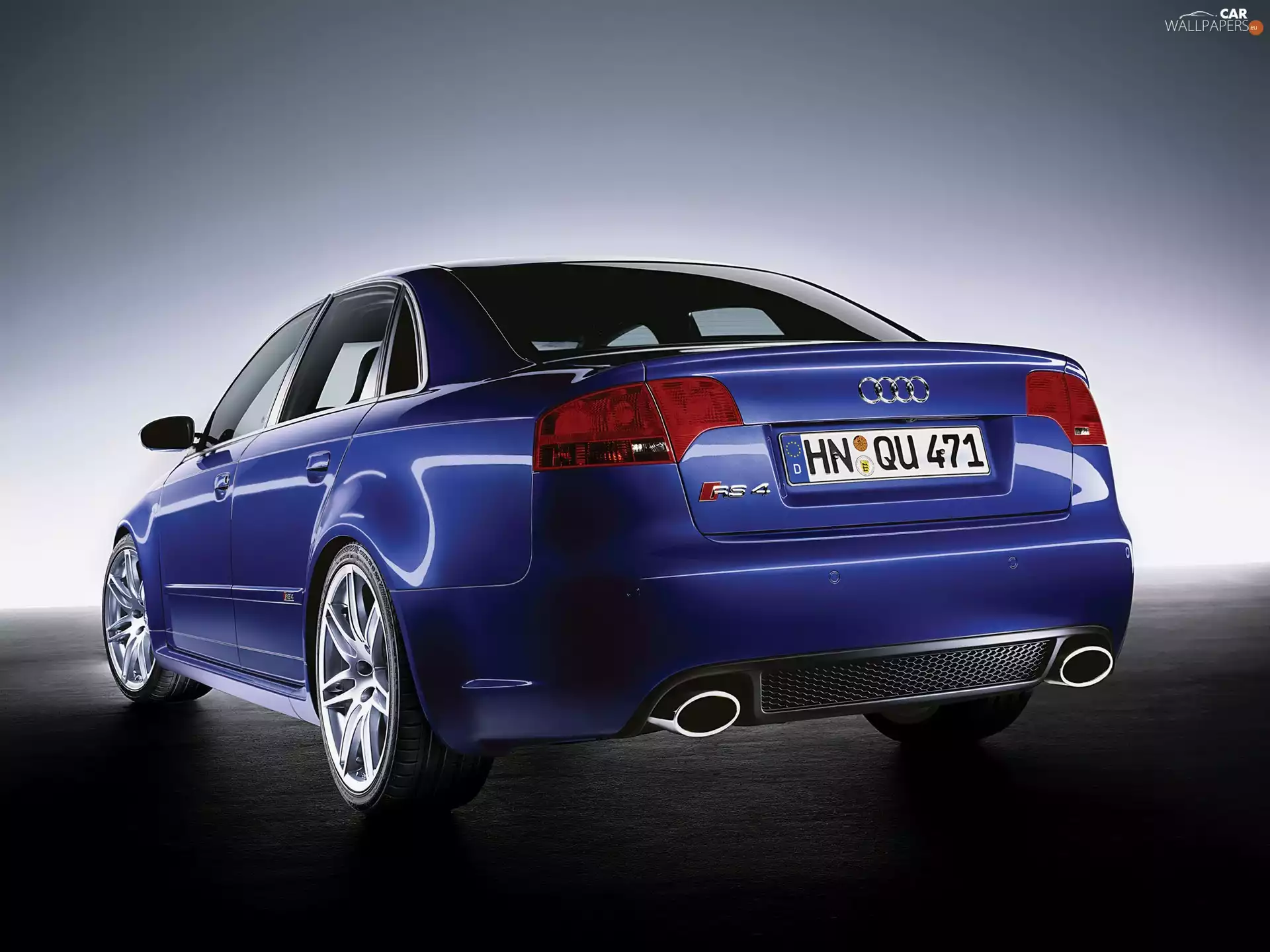 Audi RS, bumper, Back, exhale