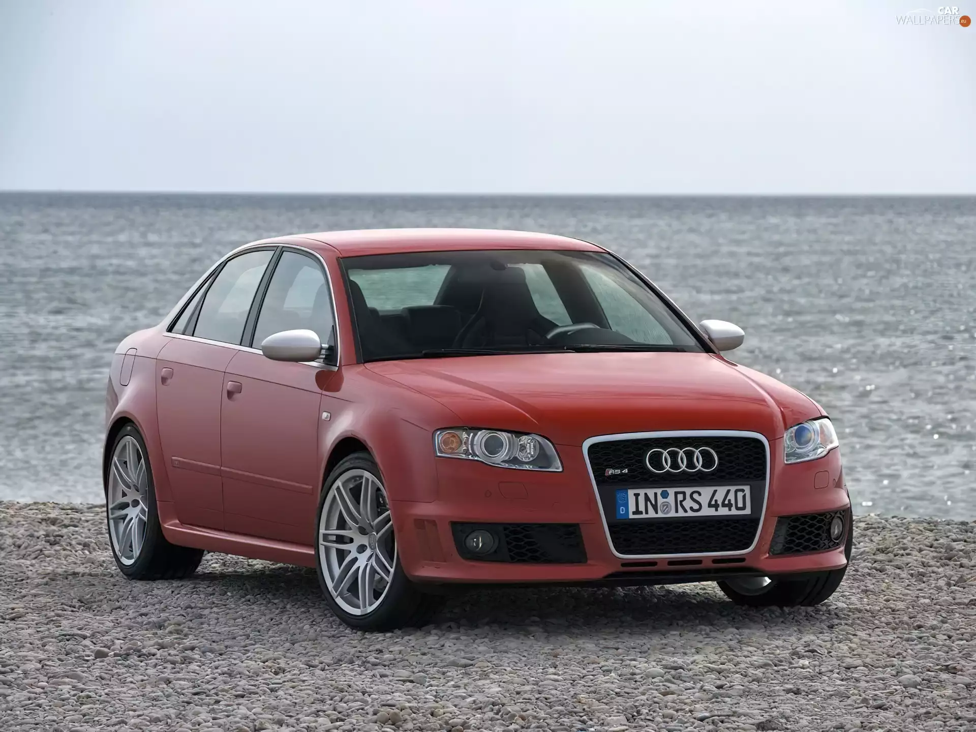 RS4, Red, Audi