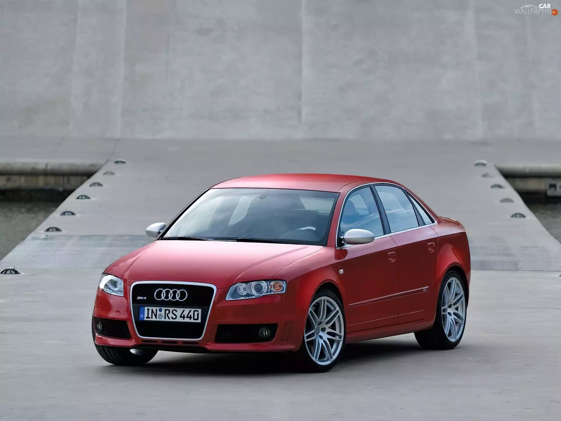 RS4, Red, Audi