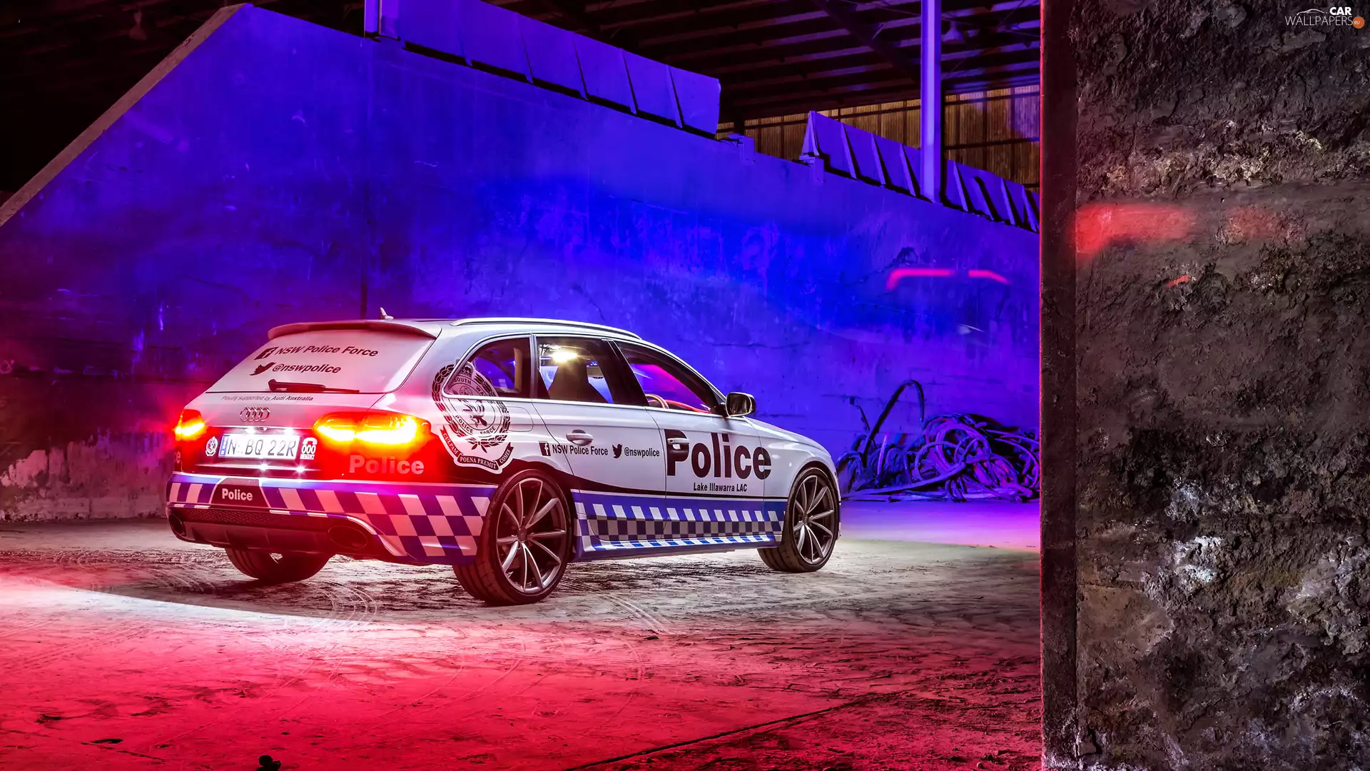 Audi RS4 Avant, Police Car